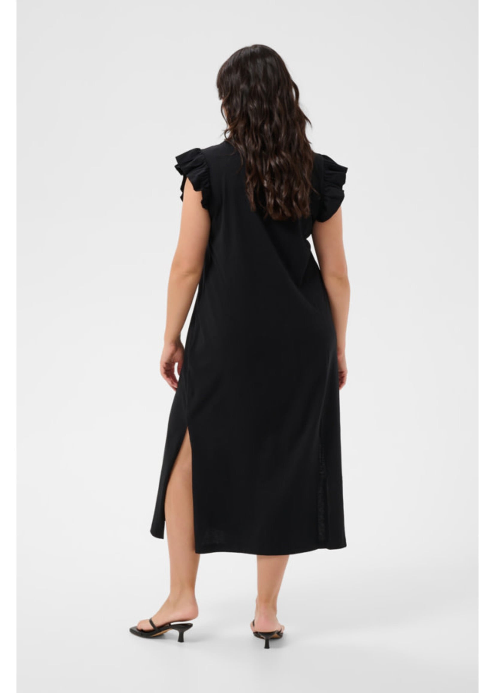 KAFFE KAFCUR SS26 KCCALINE FLOUNCE DRESS