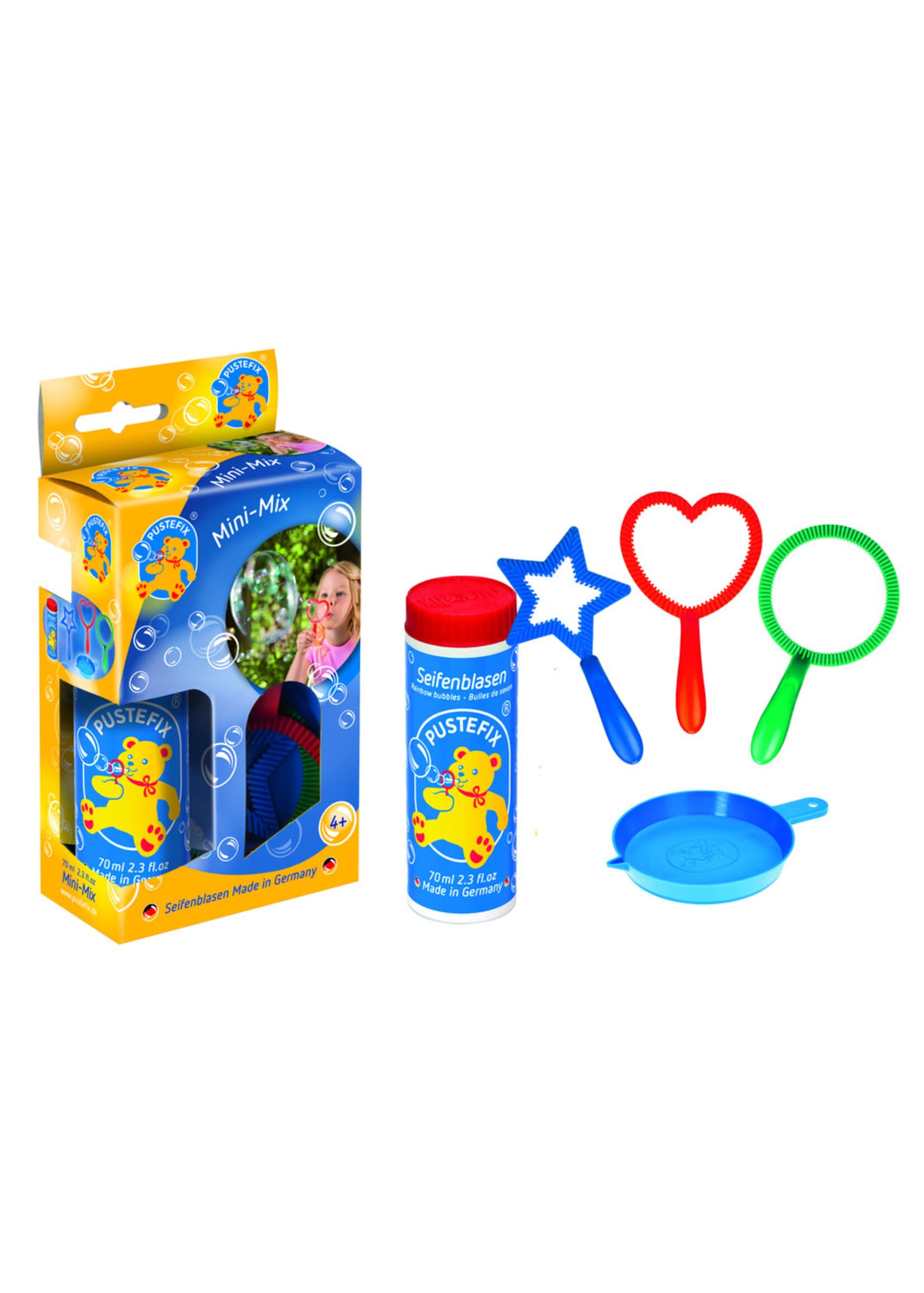 PUSTEFIX MINI-MIX 3 BUBBLE WANDS