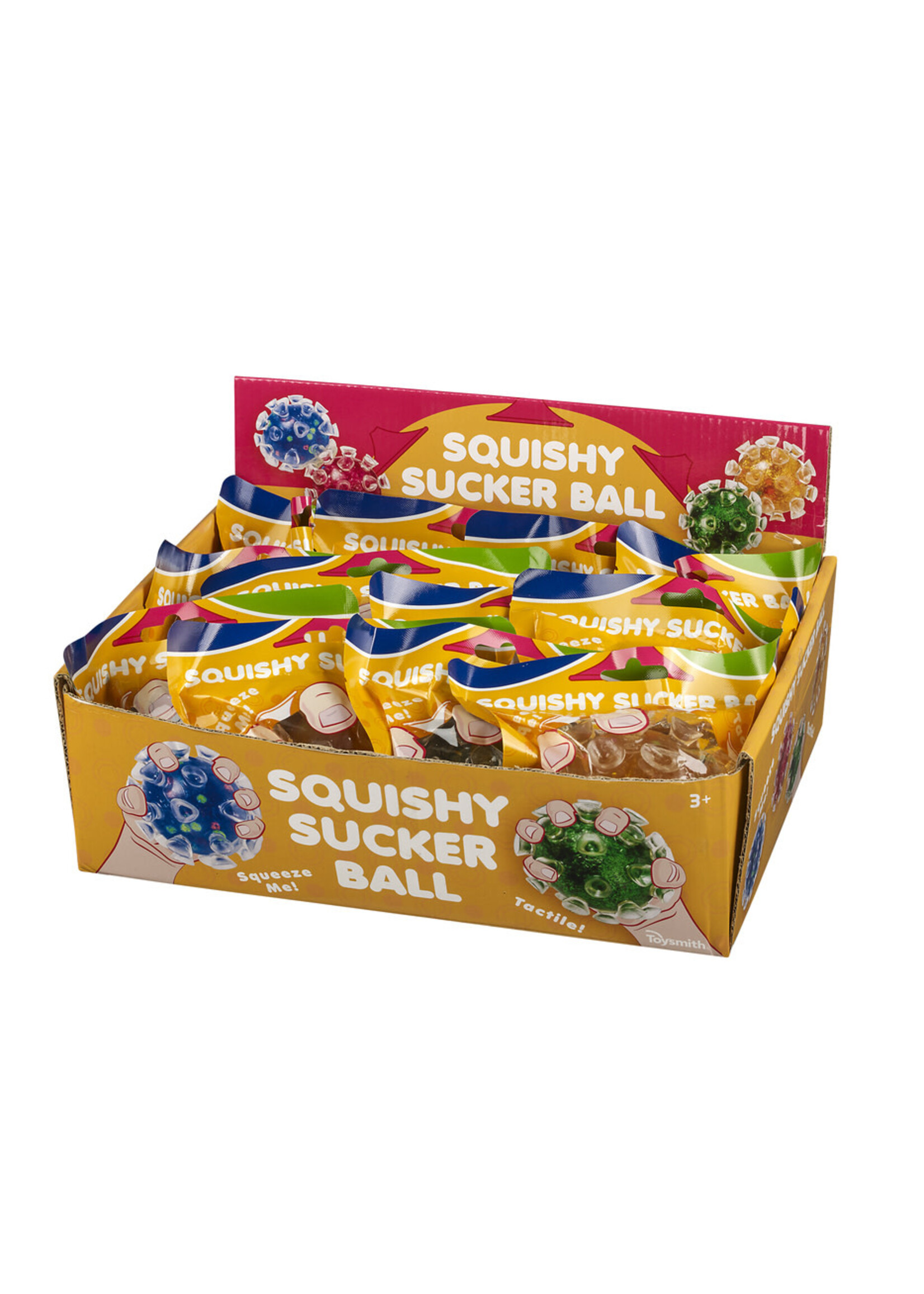 TOY SQUISHY SUCKER BALL