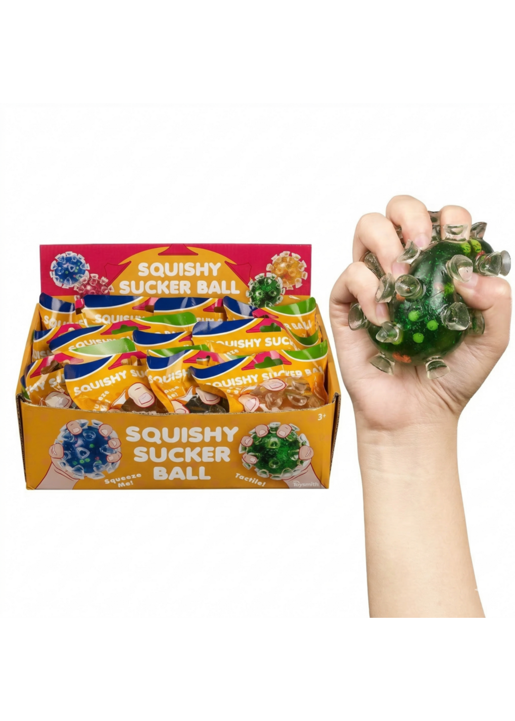 TOY SQUISHY SUCKER BALL