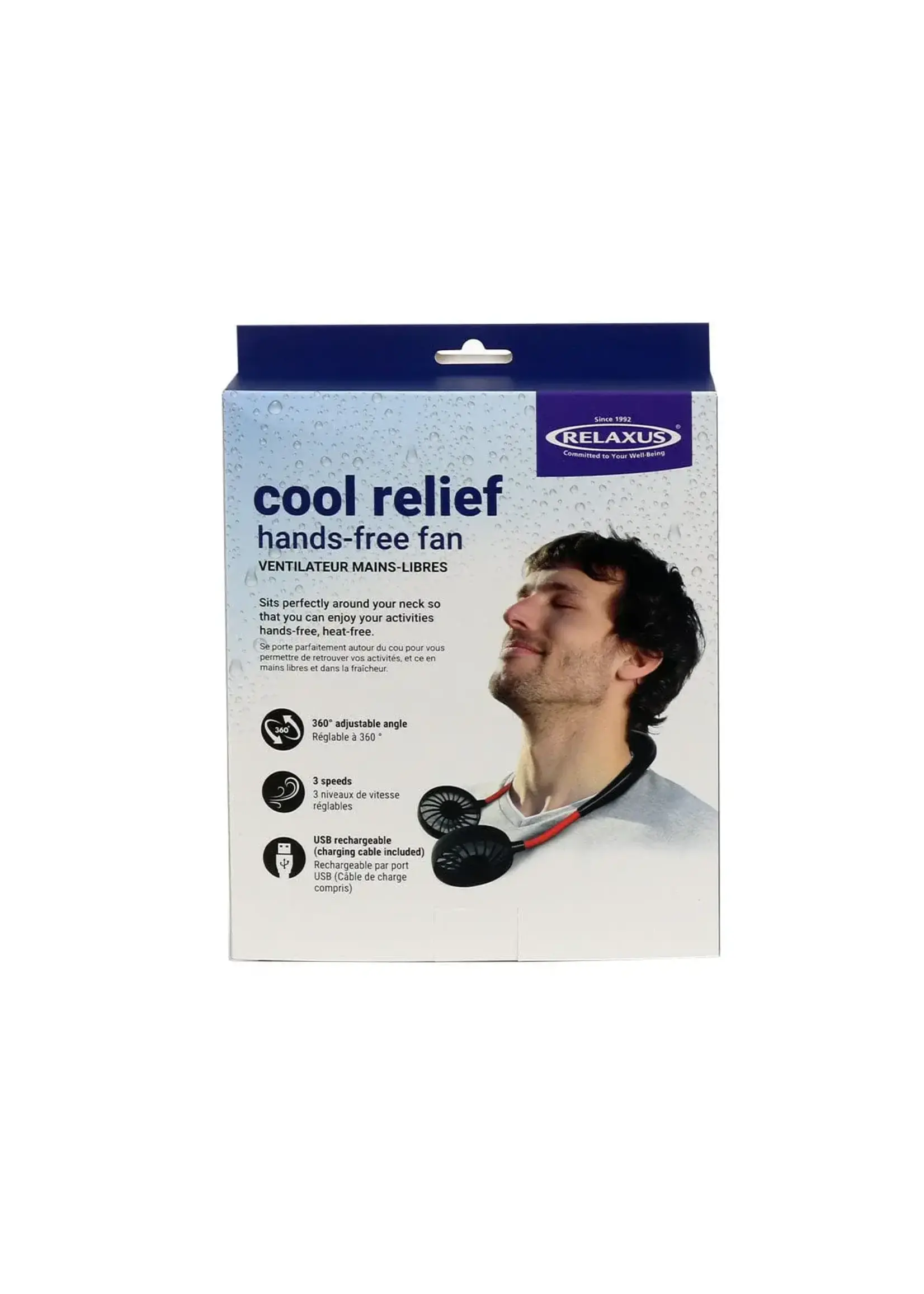 REL COOL RELIEF HANDS FREE FAN