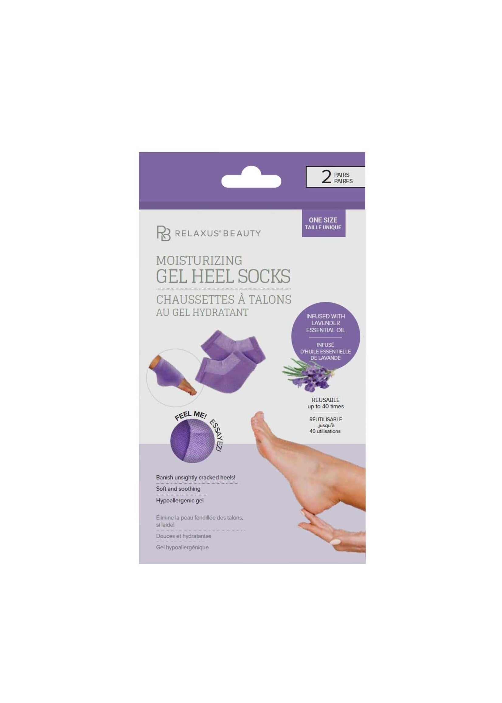 REL GEL HEEL SOCKS
