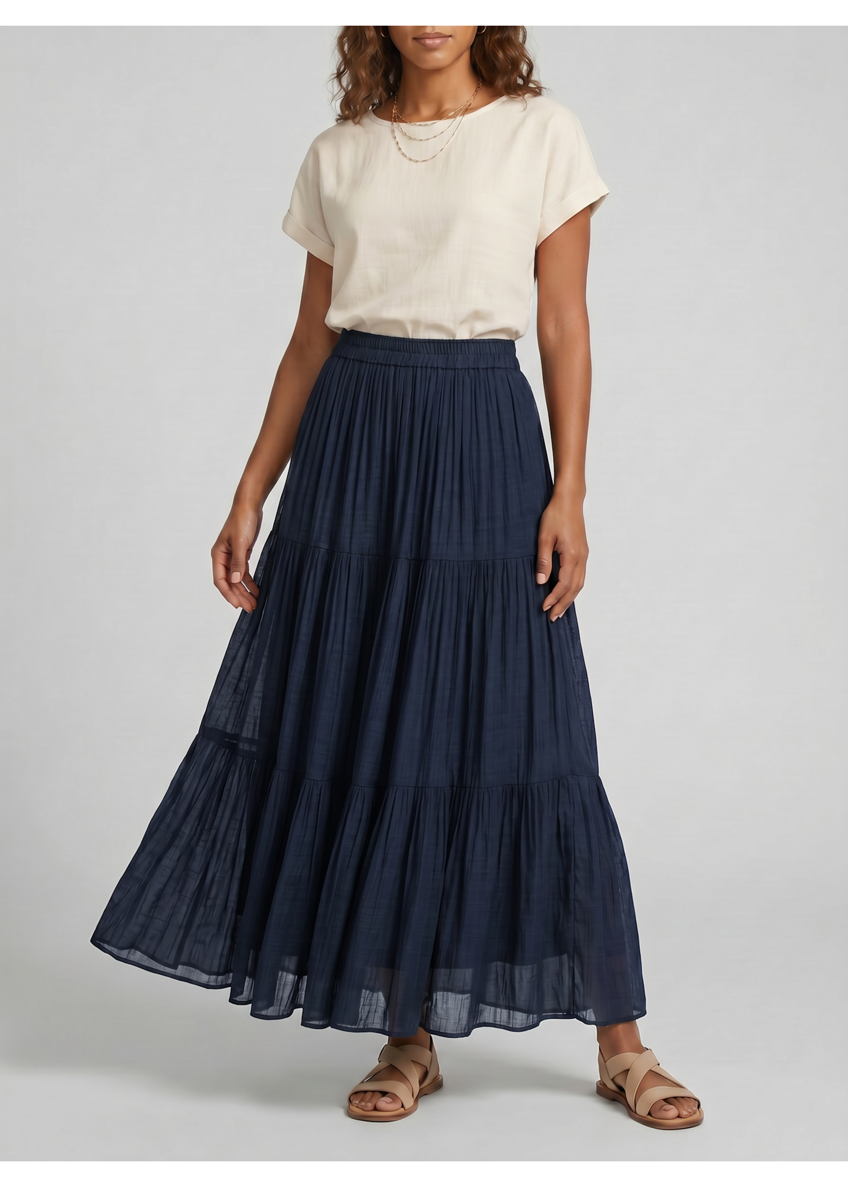WELLCO O/S MAXI SKIRT