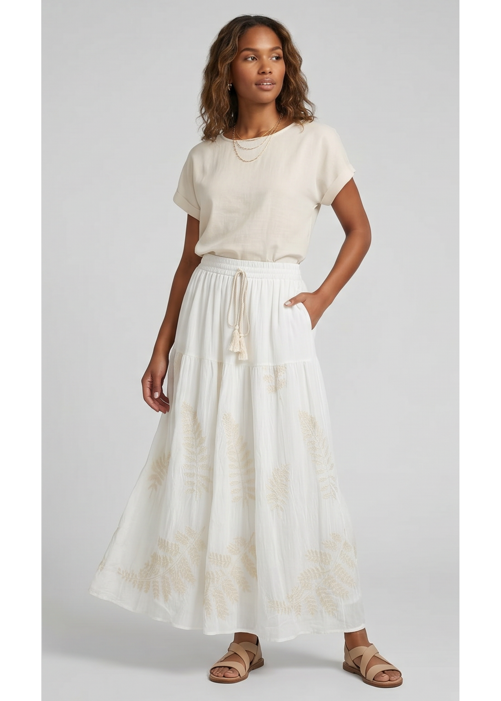 WELLCO O/S MAXI SKIRT