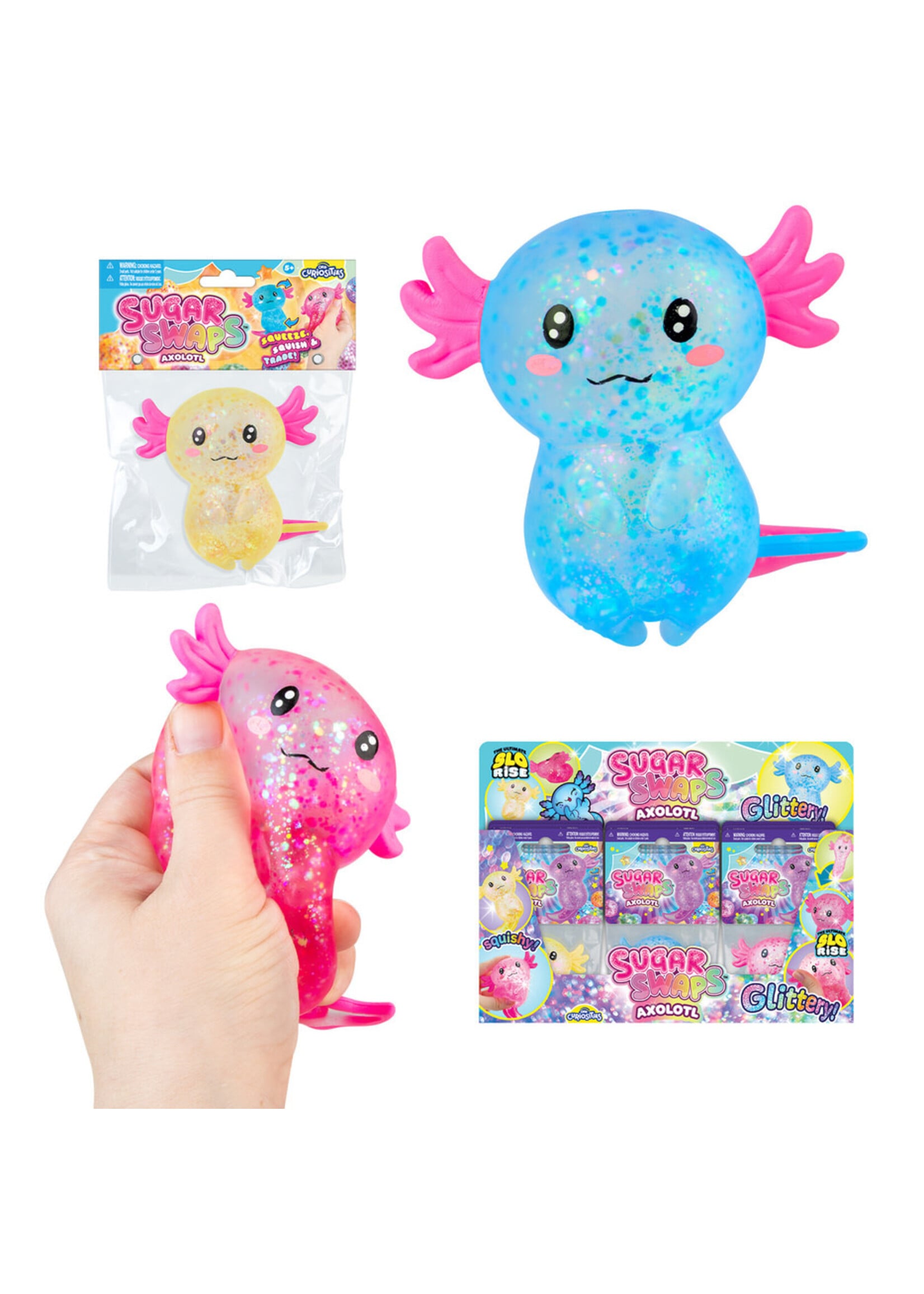 ORB  CURIOSITIES SPARKLEE AXOLOTL