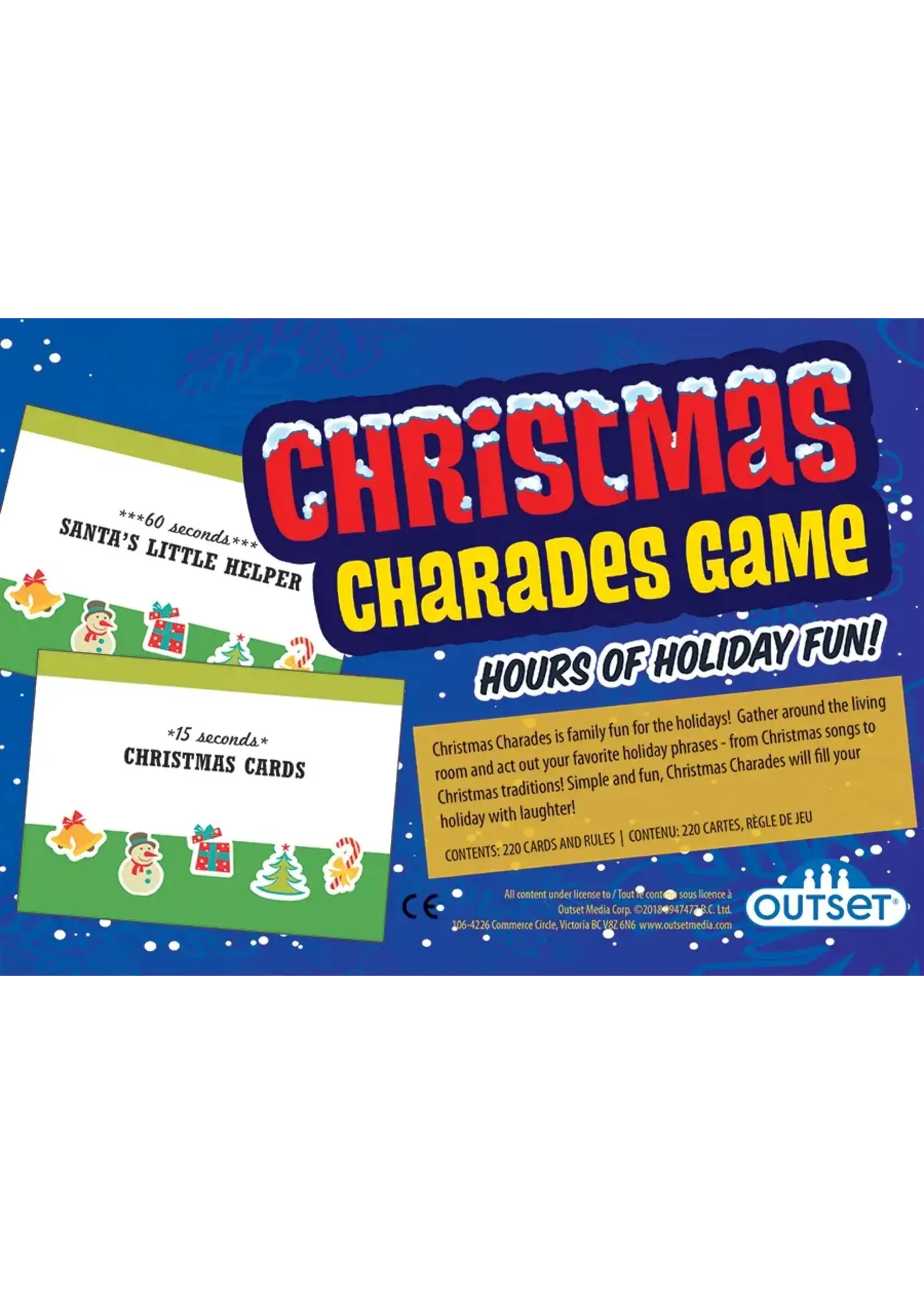 OUT CHRISTMAS CHARADES GAME