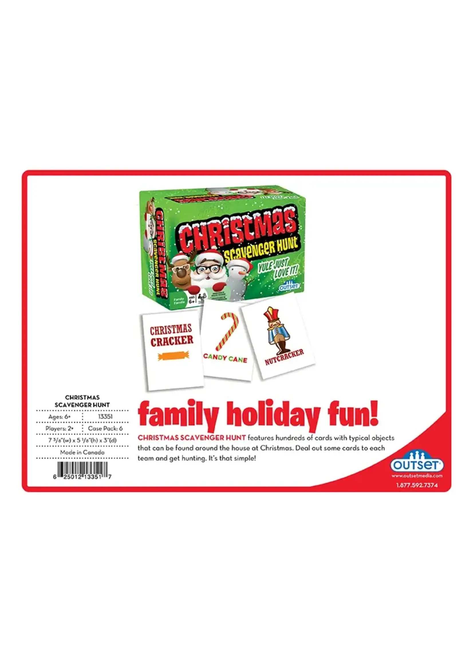 OUT CHRISTMAS SCAVENGER GAME