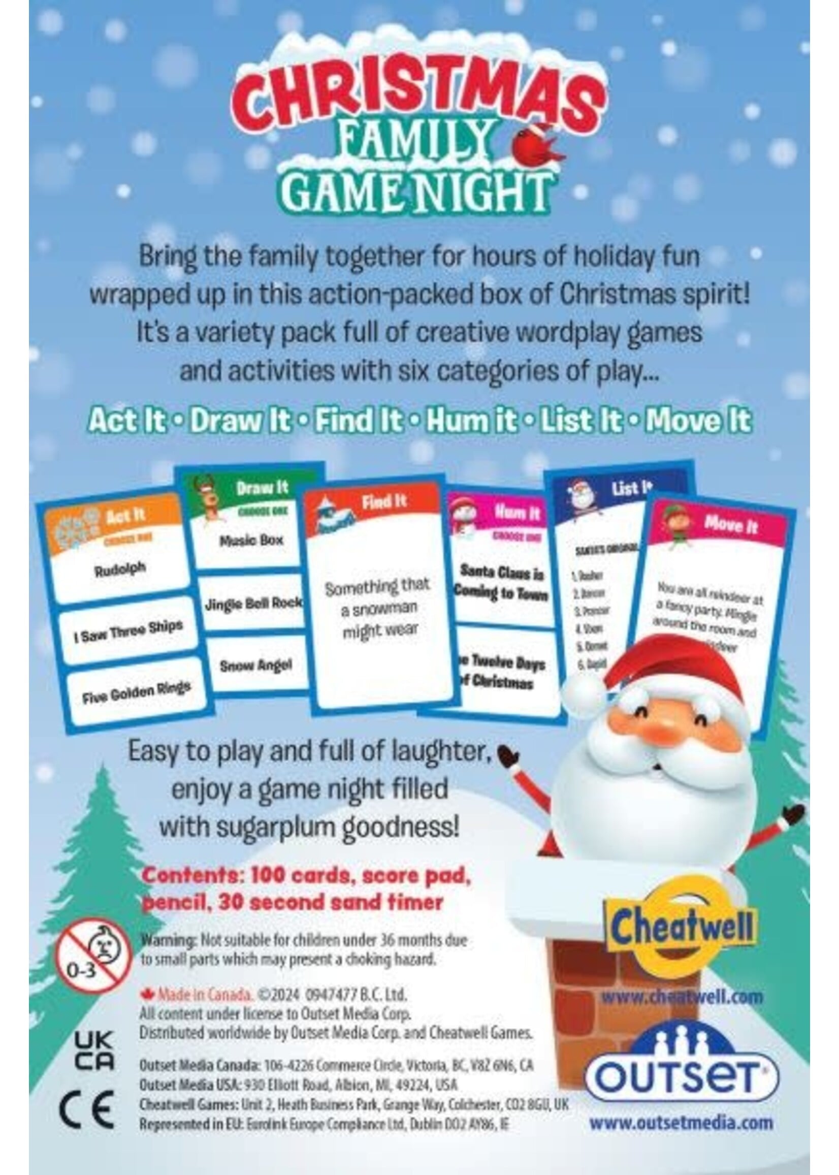 OUT CHRISTMAS FAMILY GAME NIGHT