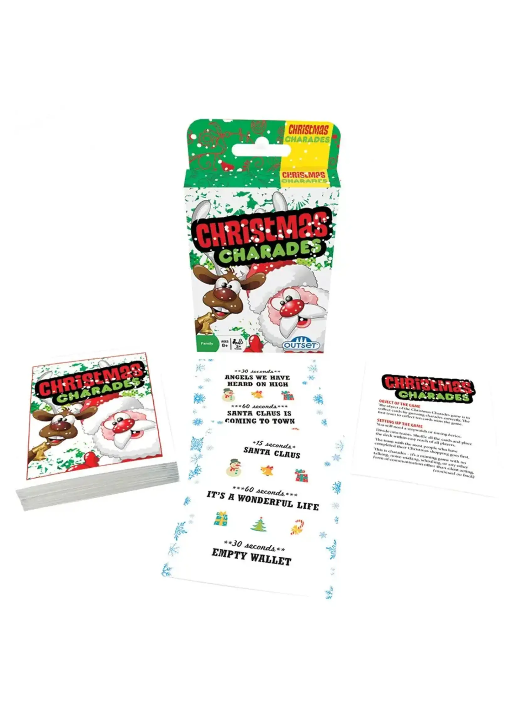 OUT CHRISTMAS CHARADES CARD  GAME