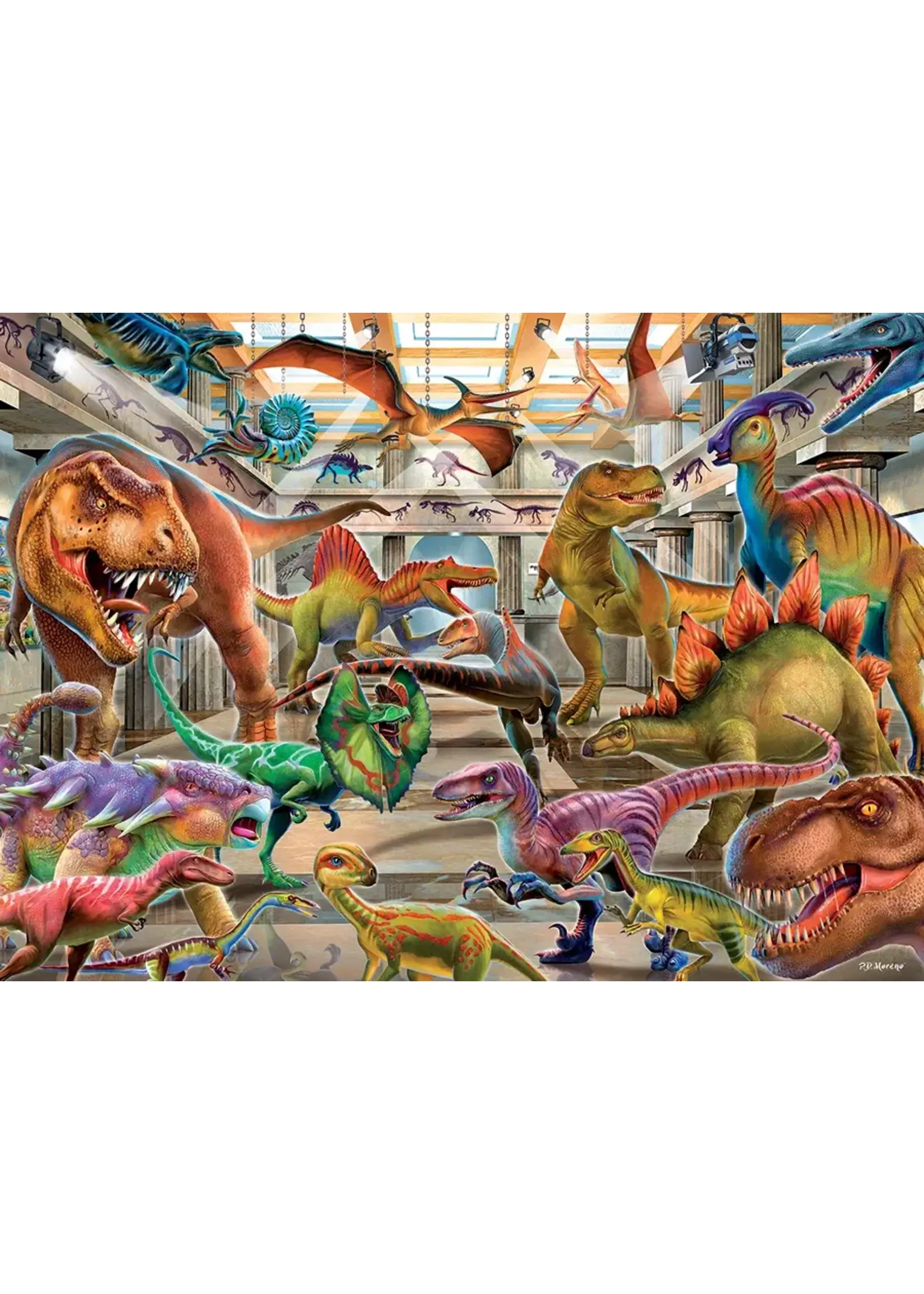OUT 1000PC DINO MUSEUM