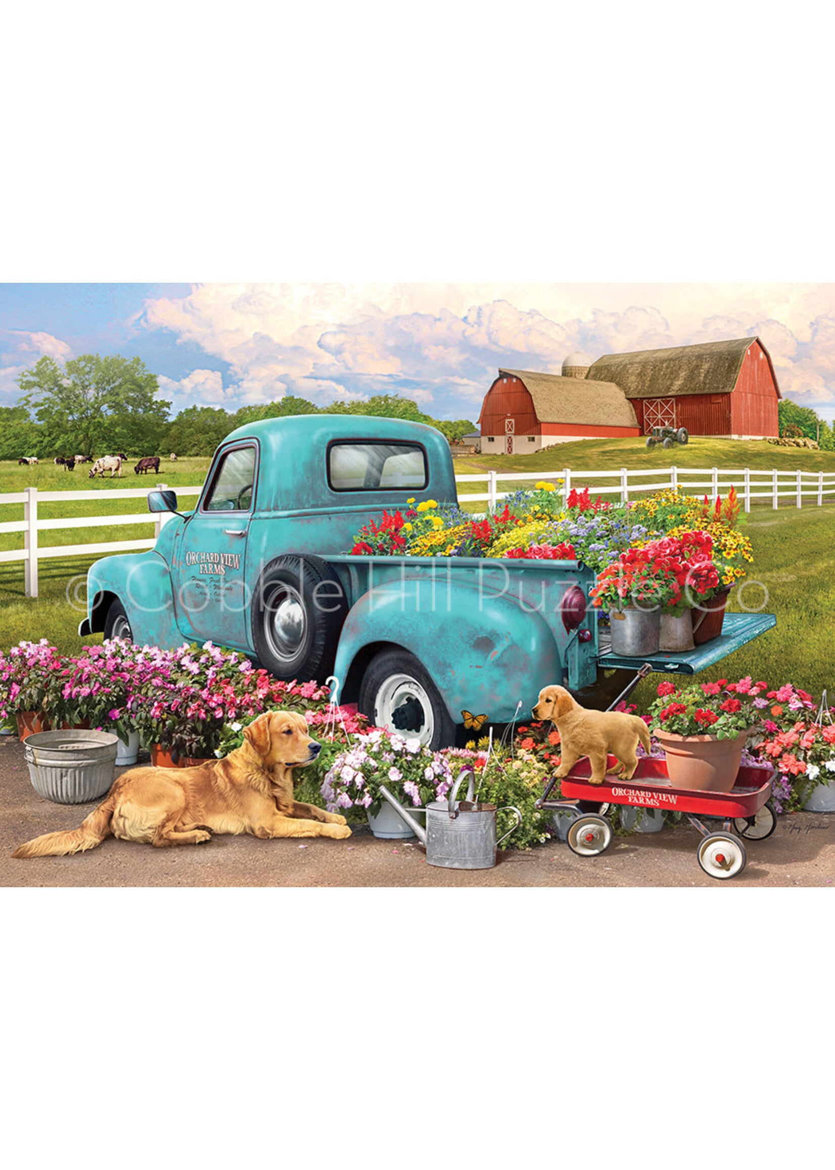 OUT 1000PC FLOWER TRUCK