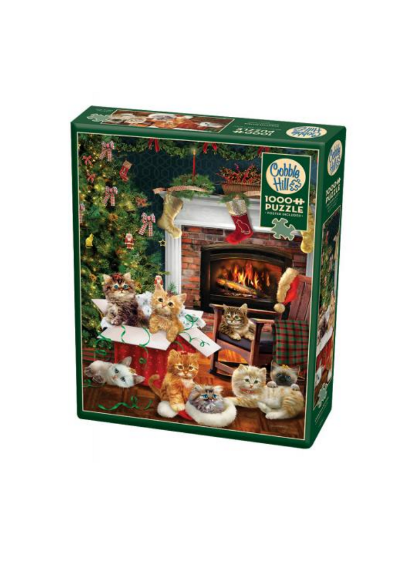 OUT 1000PC CHRISTMAS KITTENS