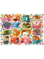 CBL 500PC CATS VS PUZZLES