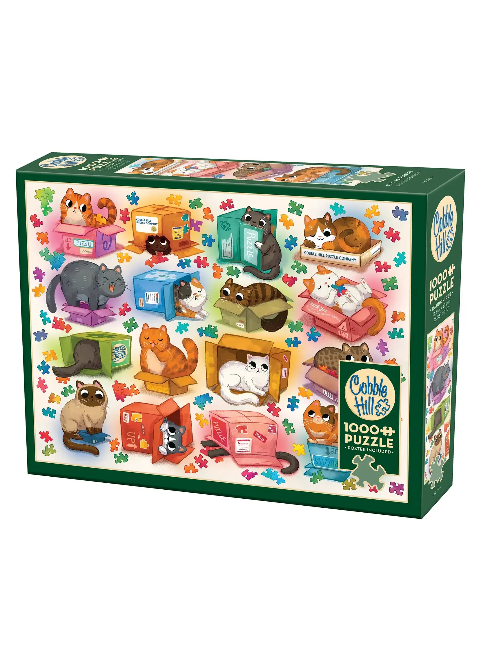 CBL 500PC CATS VS PUZZLES
