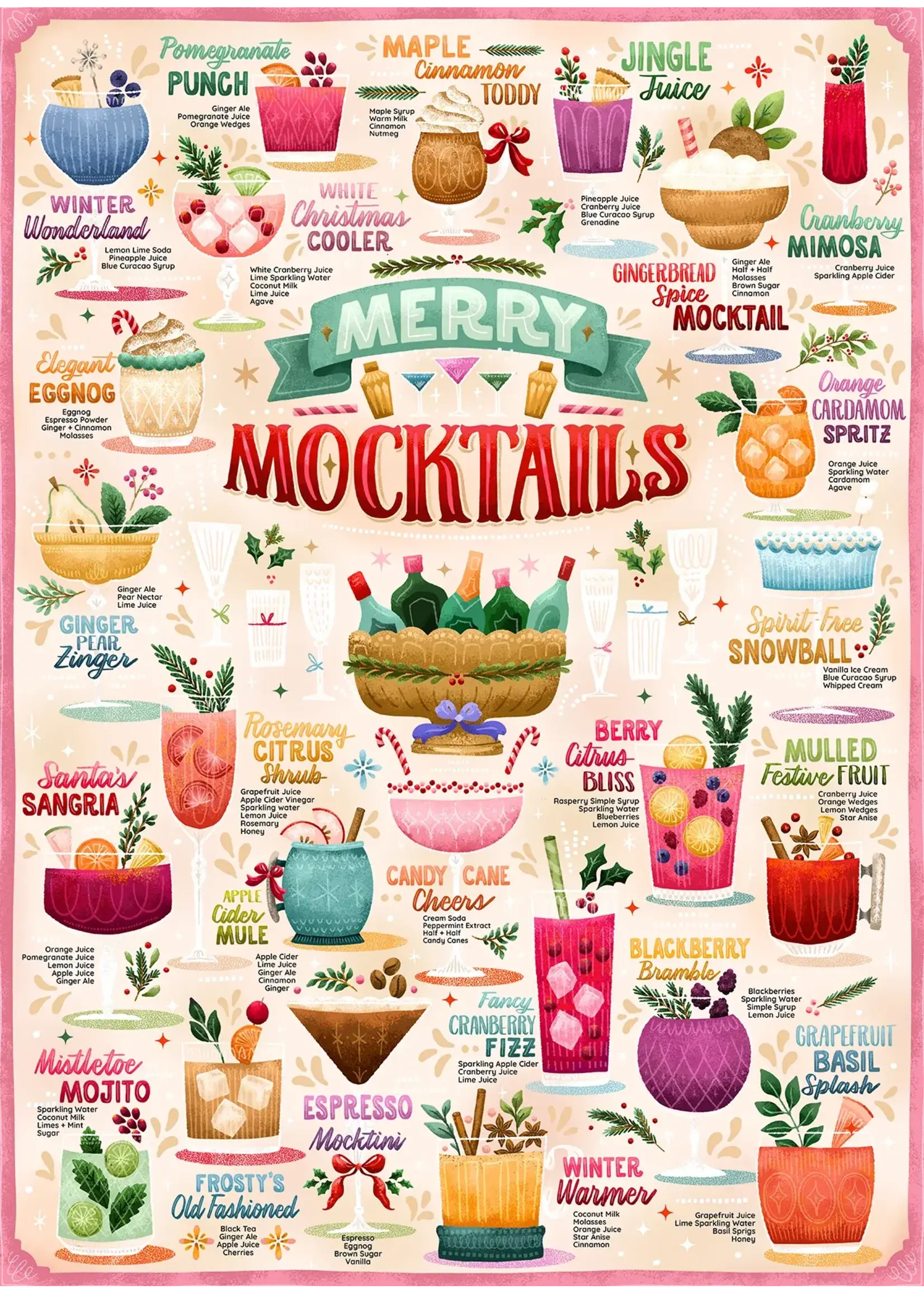 CBL 1000 PUZZLE MERRY MOCKTAILS
