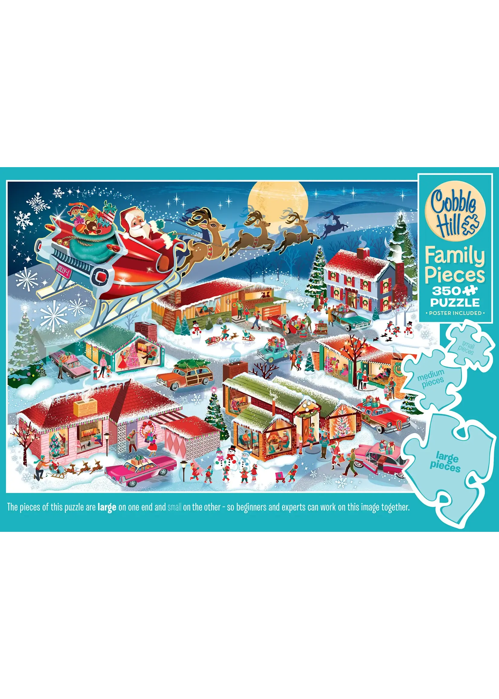 CBL  FAMILY 350PC SANTA'S FLYBY