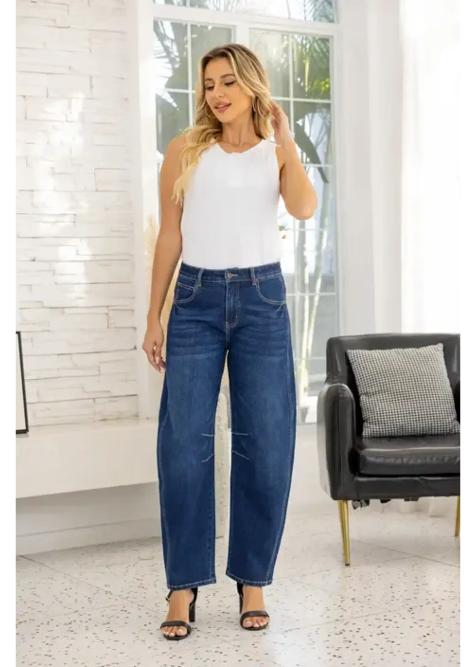 ORANGE FASHION VILLAGE OFV FW26 CECILIA'S BARREL JEAN