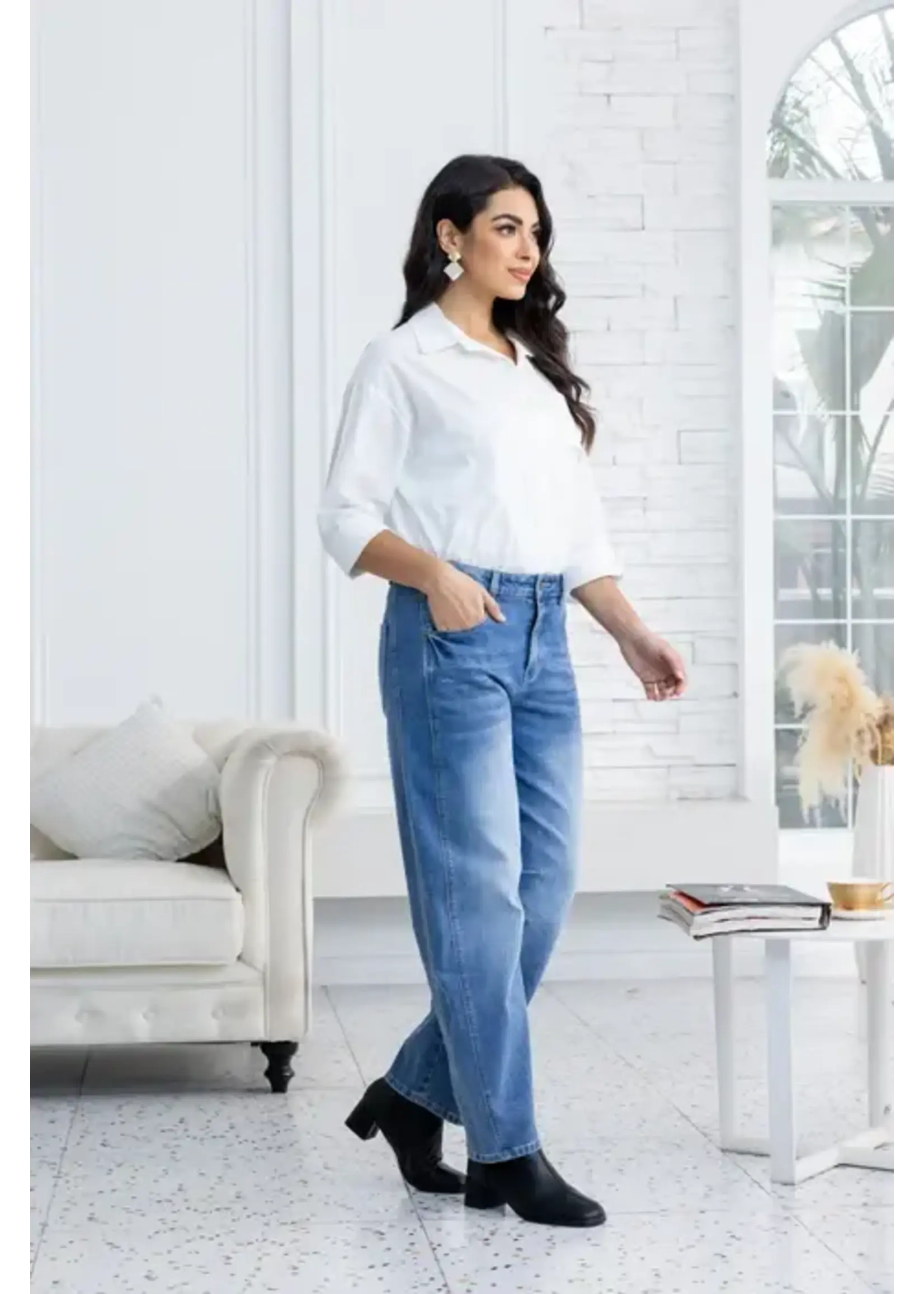 ORANGE FASHION VILLAGE OFV FW26 CECILIA'S BARREL JEAN