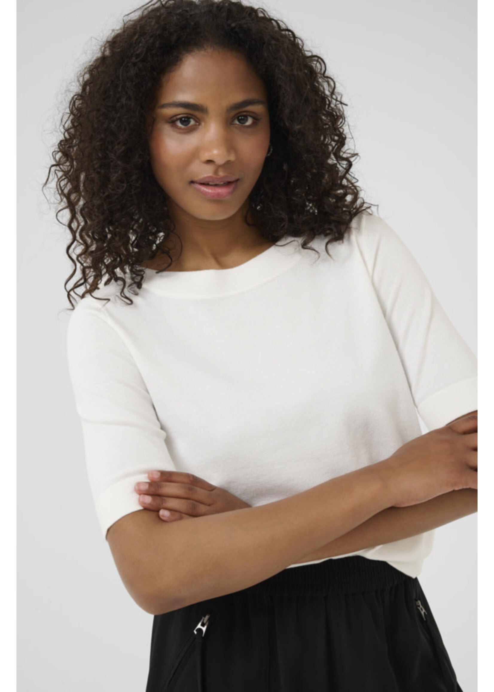 KAFFE KAF FW26 KALIZZA BOATNECK PULLOVER