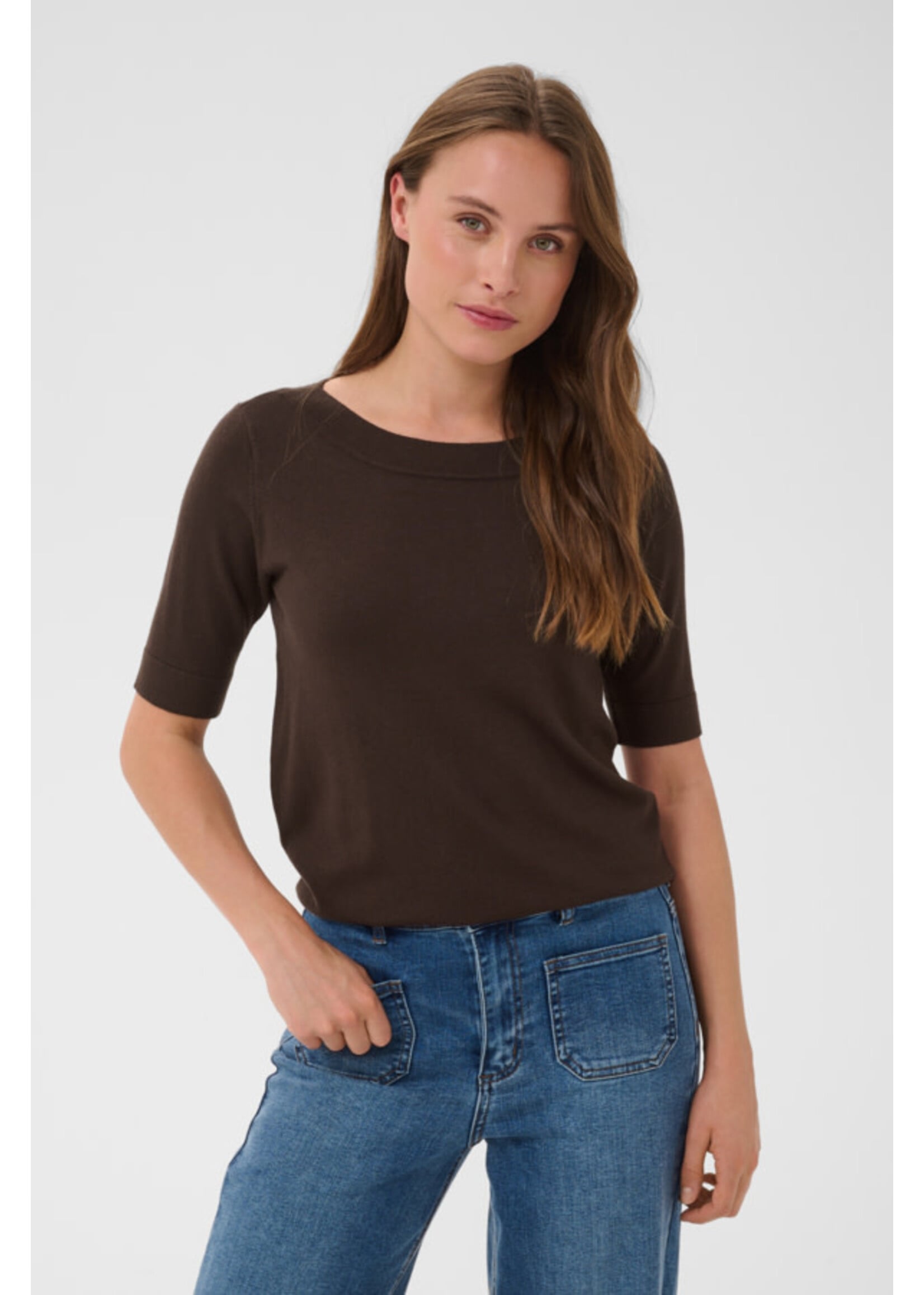 KAFFE KAF FW26 KALIZZA BOATNECK PULLOVER