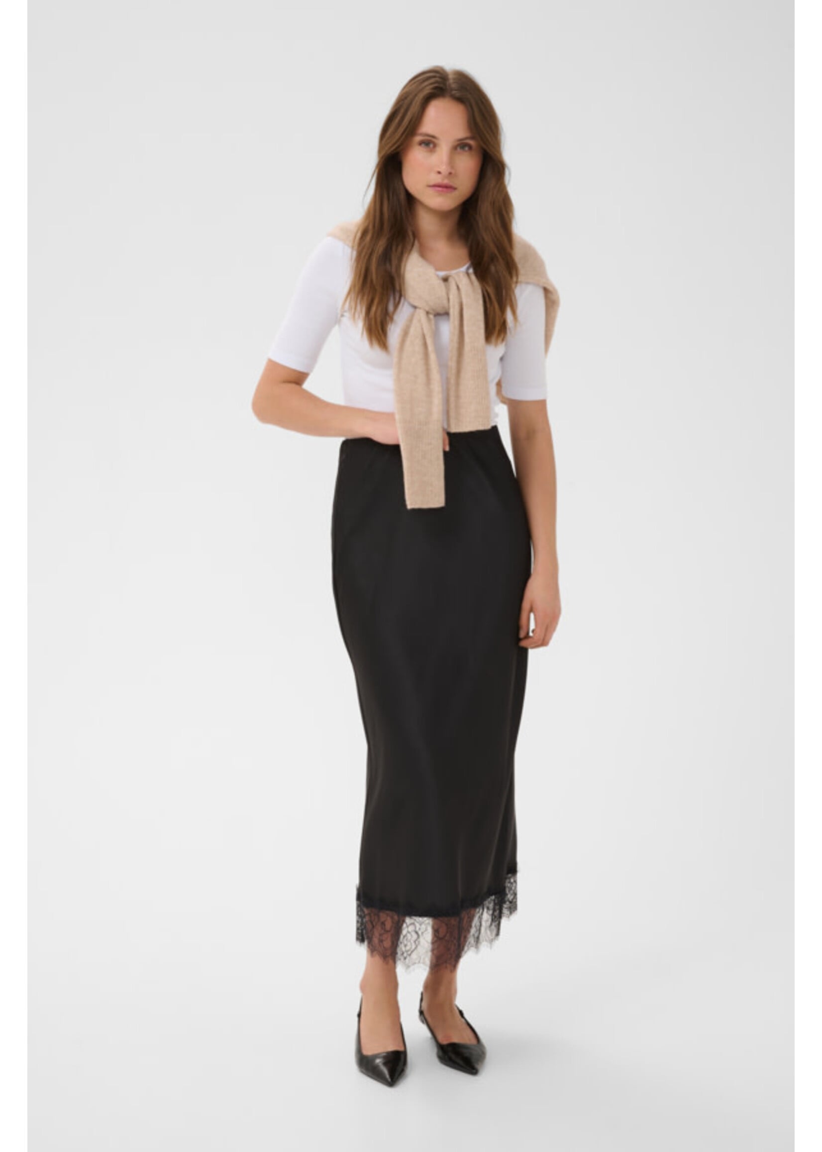 KAFFE KAF FW26 KAHILL LACE SKIRT