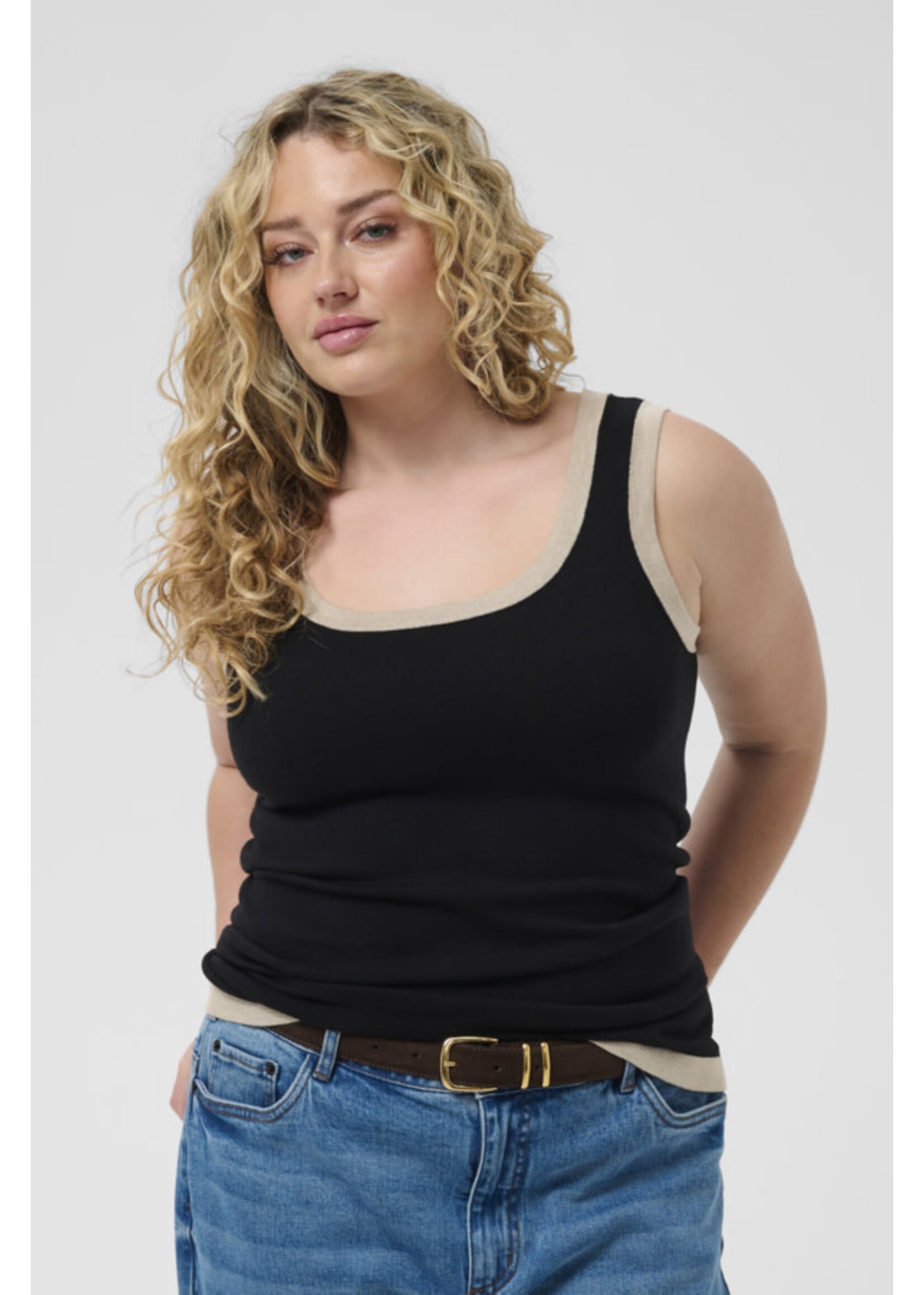 KAFFE KAFCUR FW26 KCLIZZY KNIT TOP
