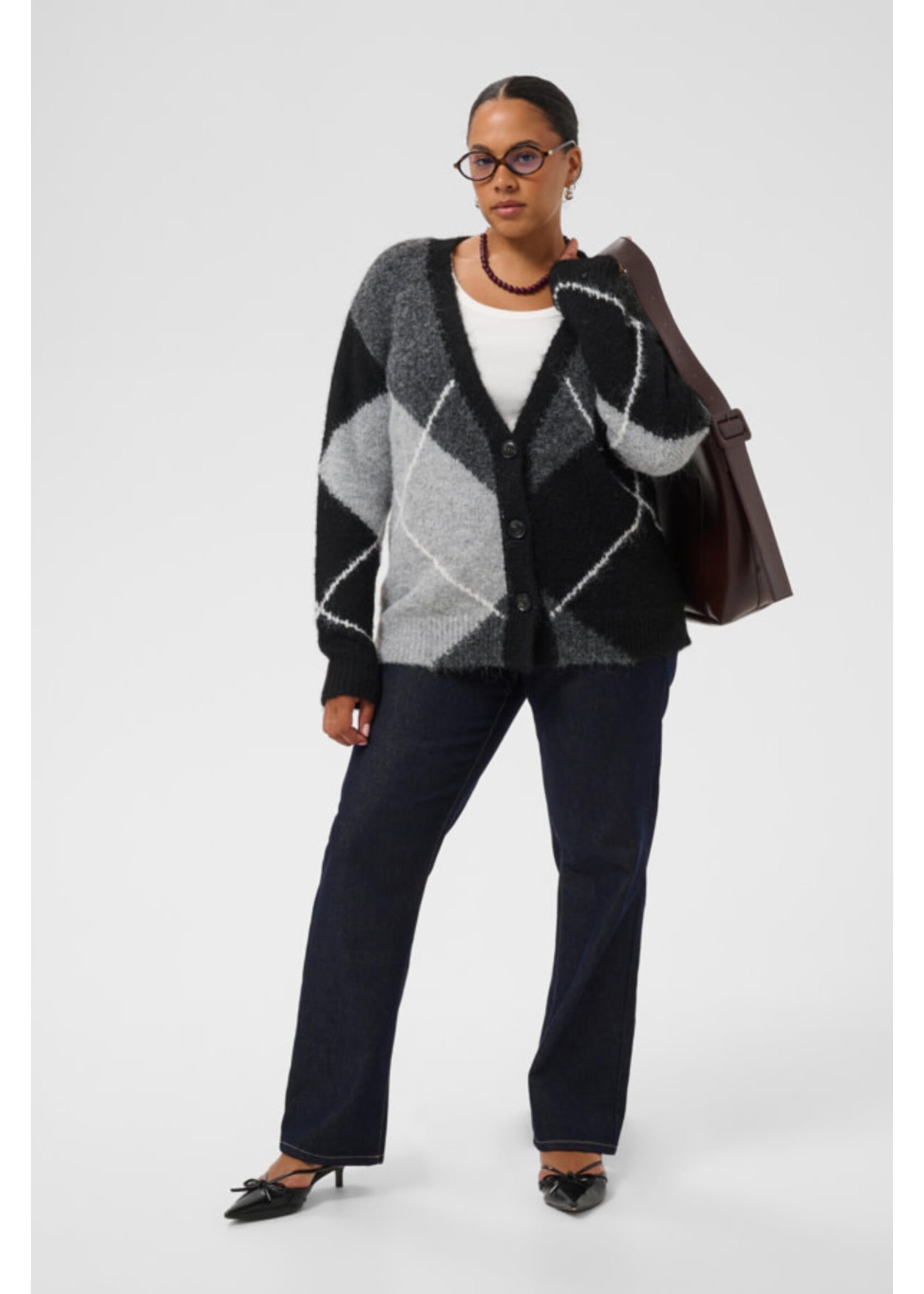 KAFFE KAFCUR FW26 KCKIT KNIT CARDIGAN