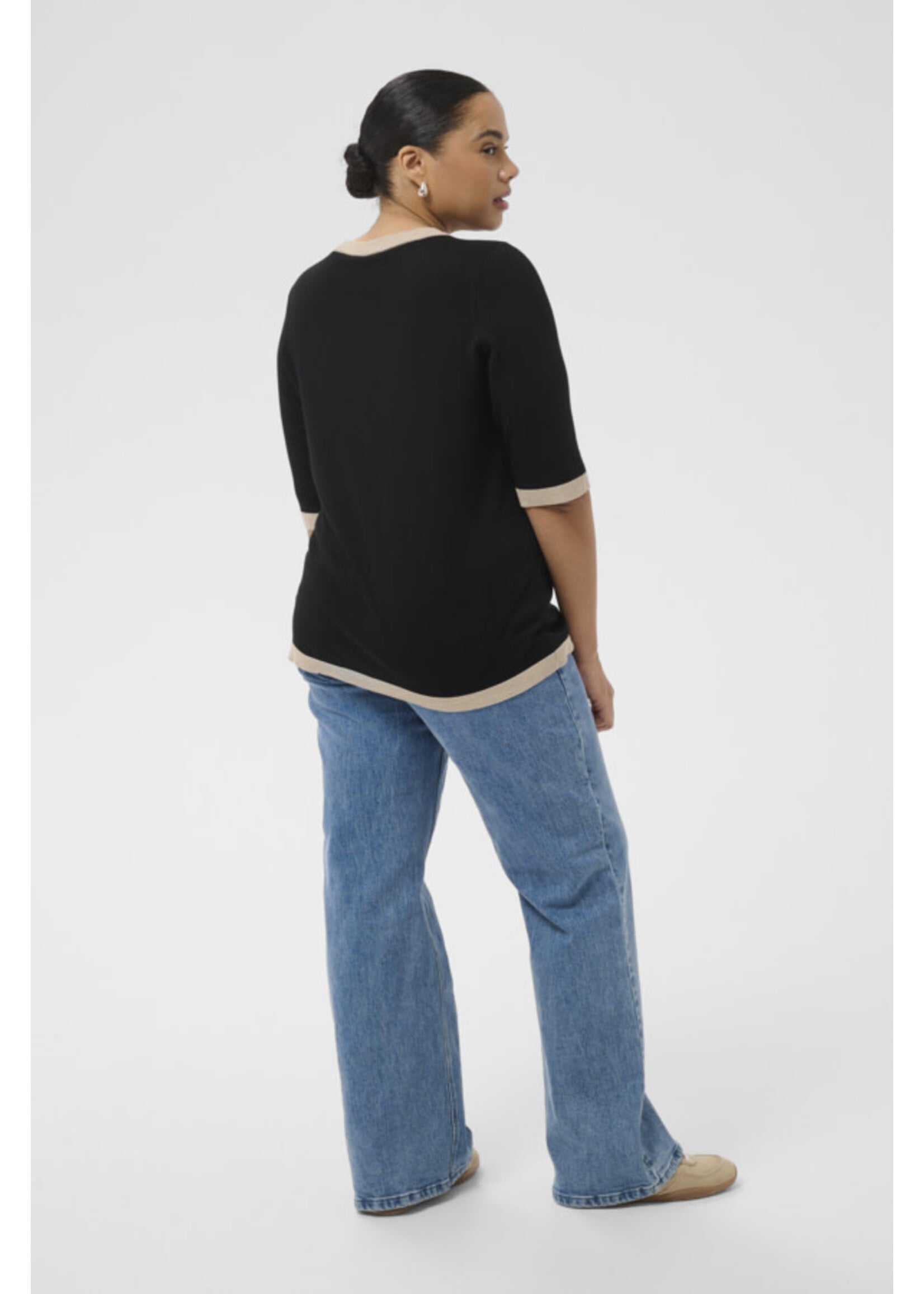 KAFFE KAFCUR FW26 KCLIZZY CONTRAST CARDIGAN