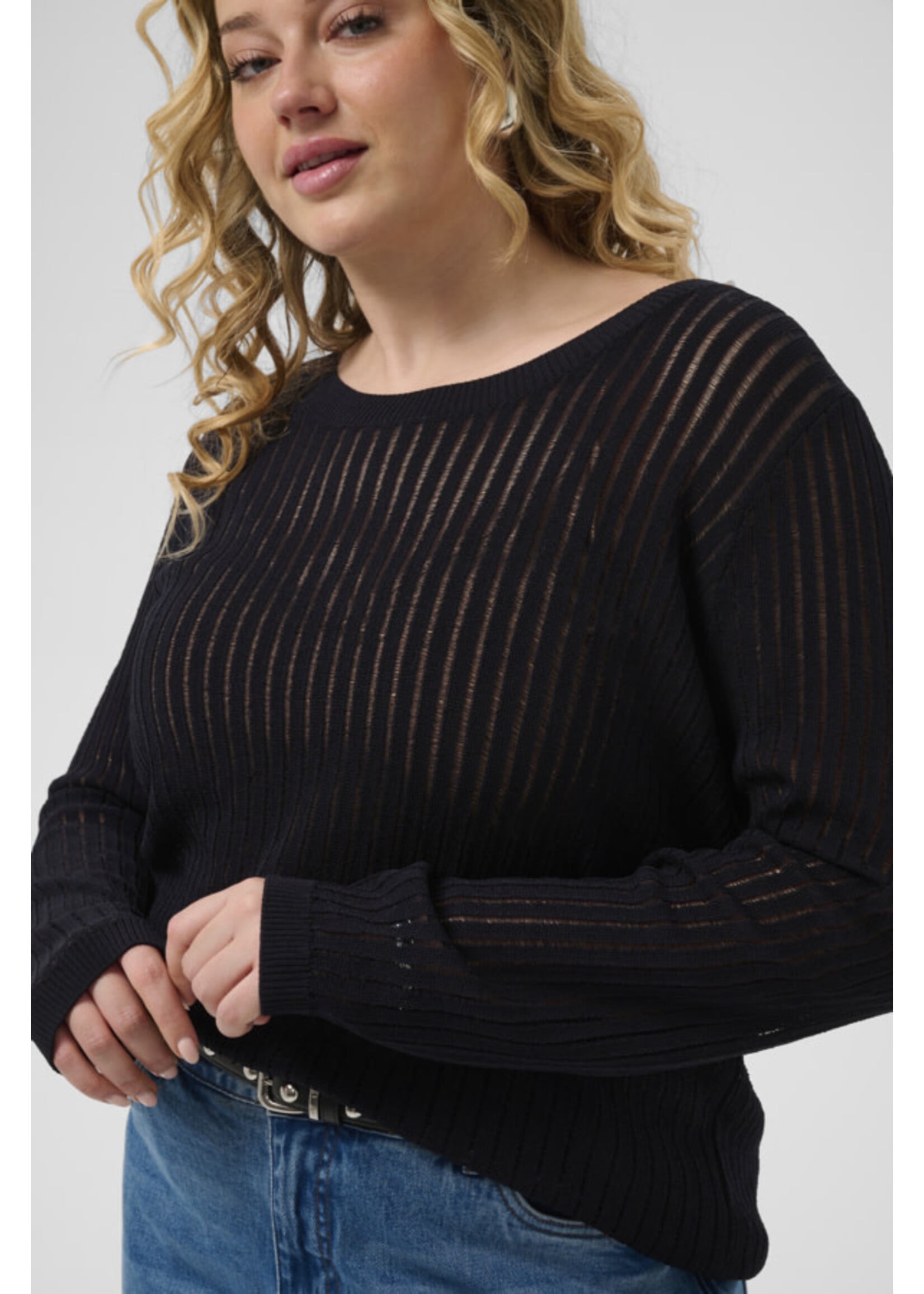 KAFFE KAFCUR FW26 KCABELINE PULLOVER