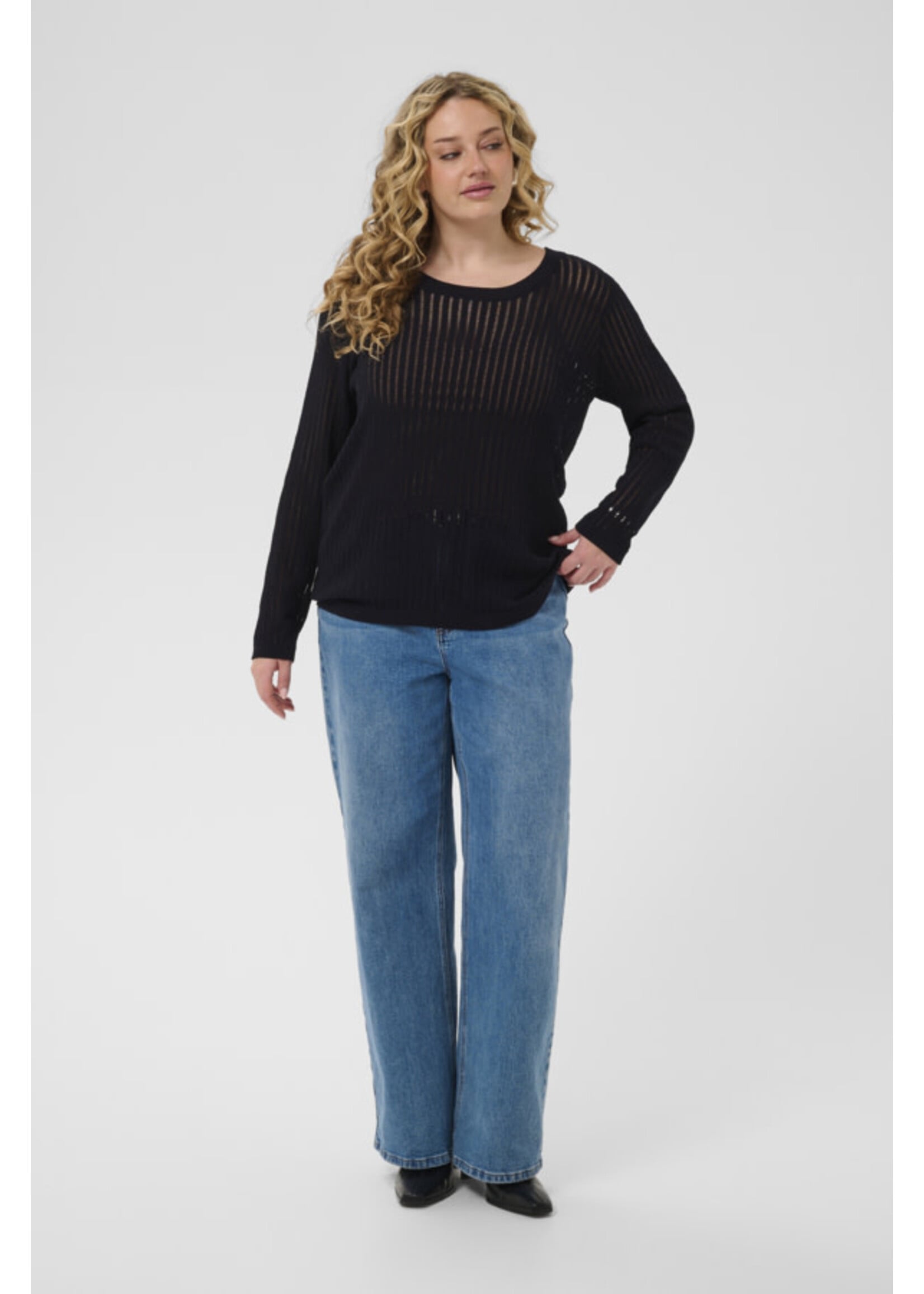 KAFFE KAFCUR FW26 KCABELINE PULLOVER