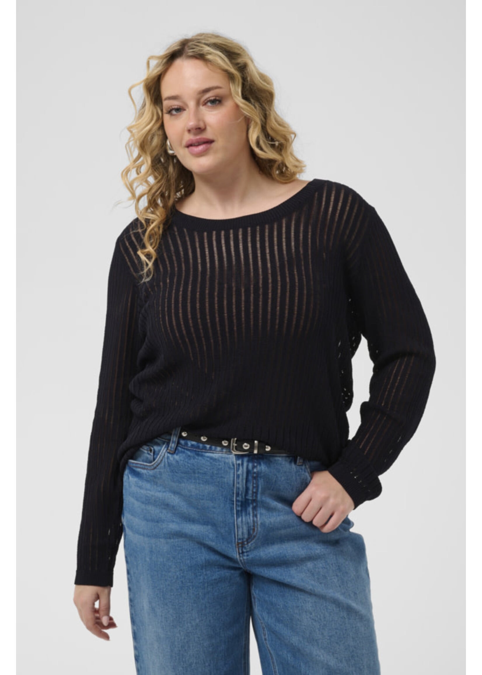 KAFFE KAFCUR FW26 KCABELINE PULLOVER