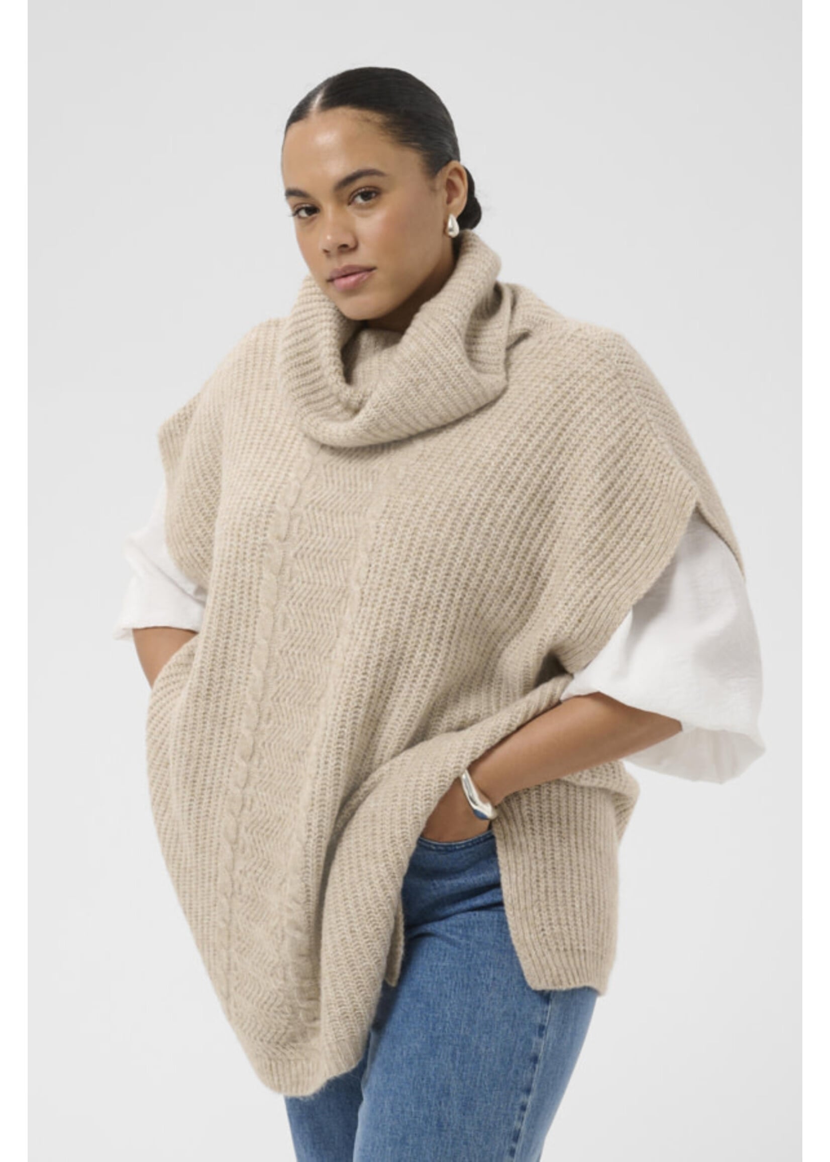 KAFFE KAFCUR FW26 KCMALA PONCHO
