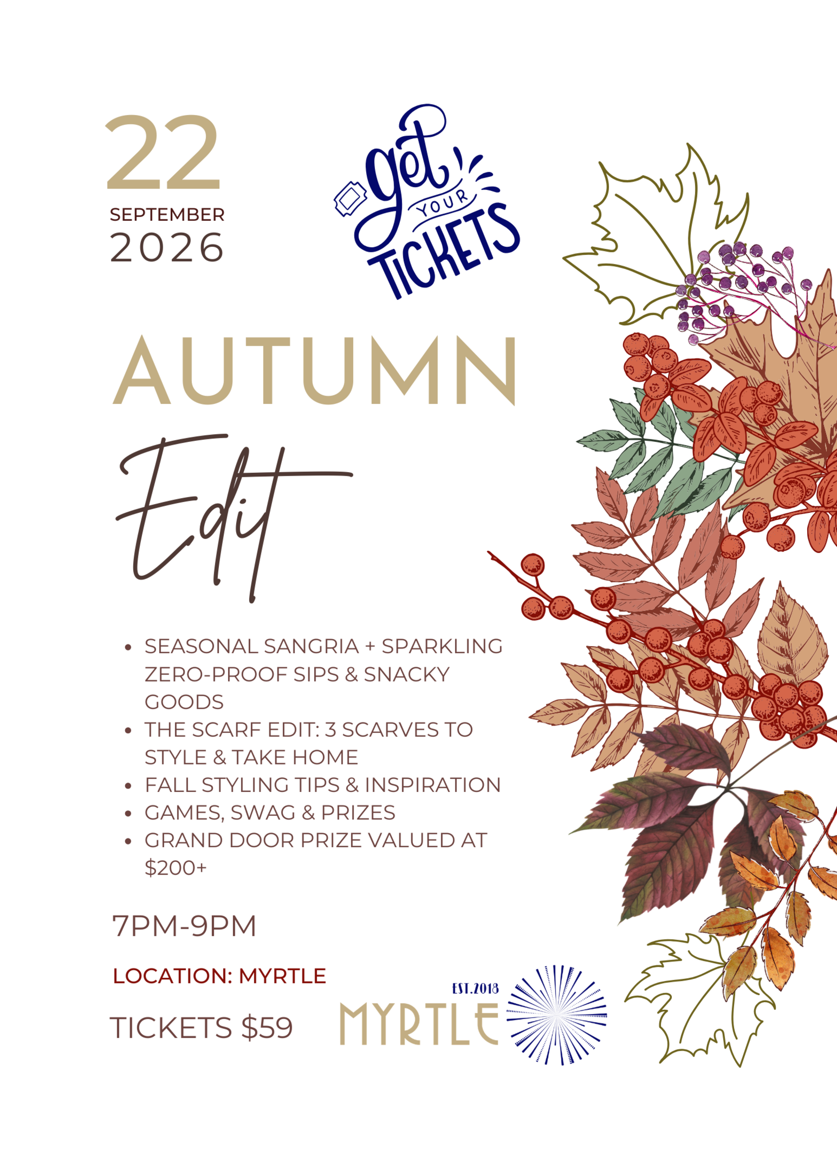 MYRTLE AUTUMN EDIT