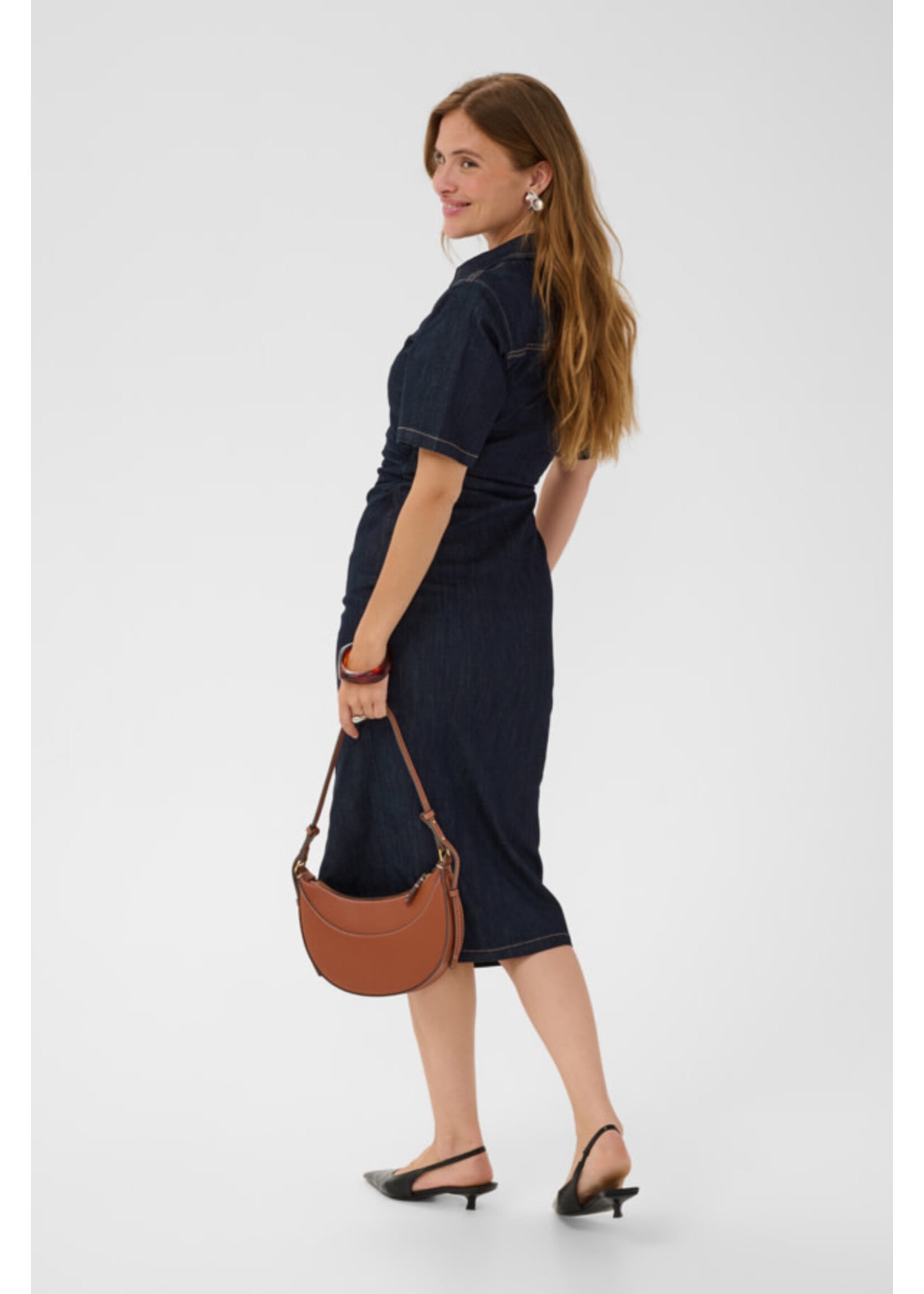 KAFFE KAF FW26 KAMOLLY DENIM DRESS