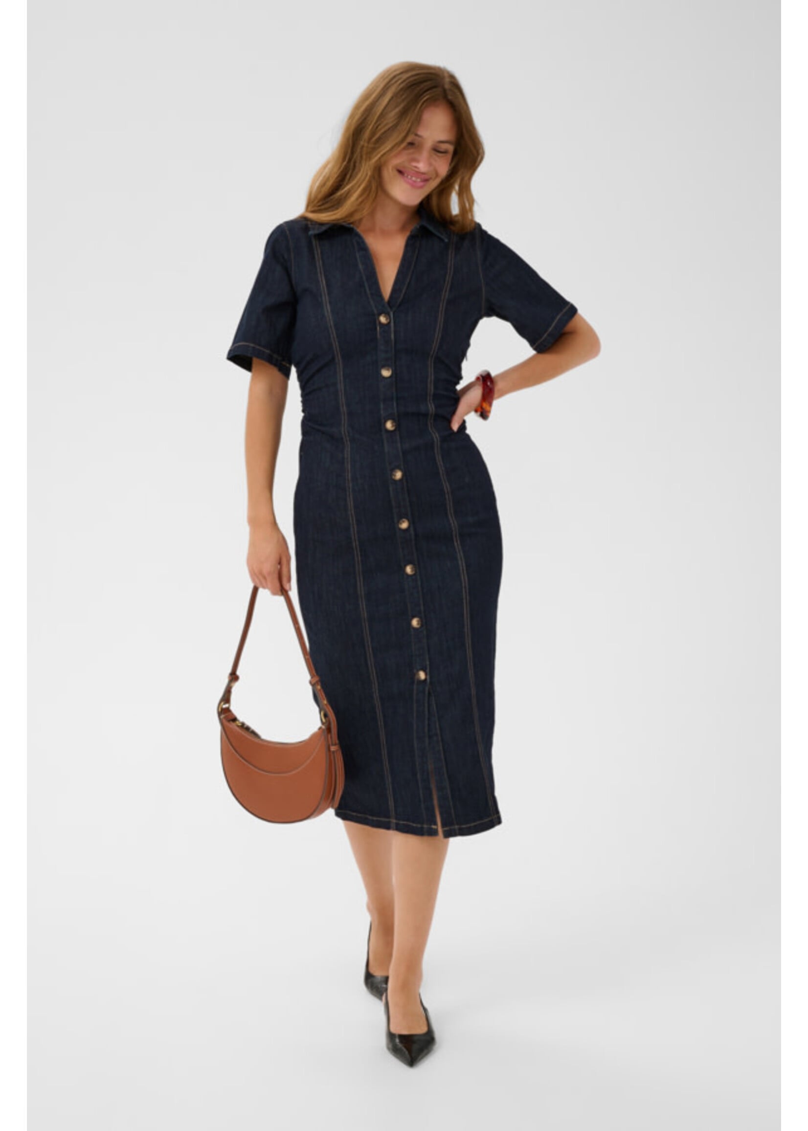 KAFFE KAF FW26 KAMOLLY DENIM DRESS