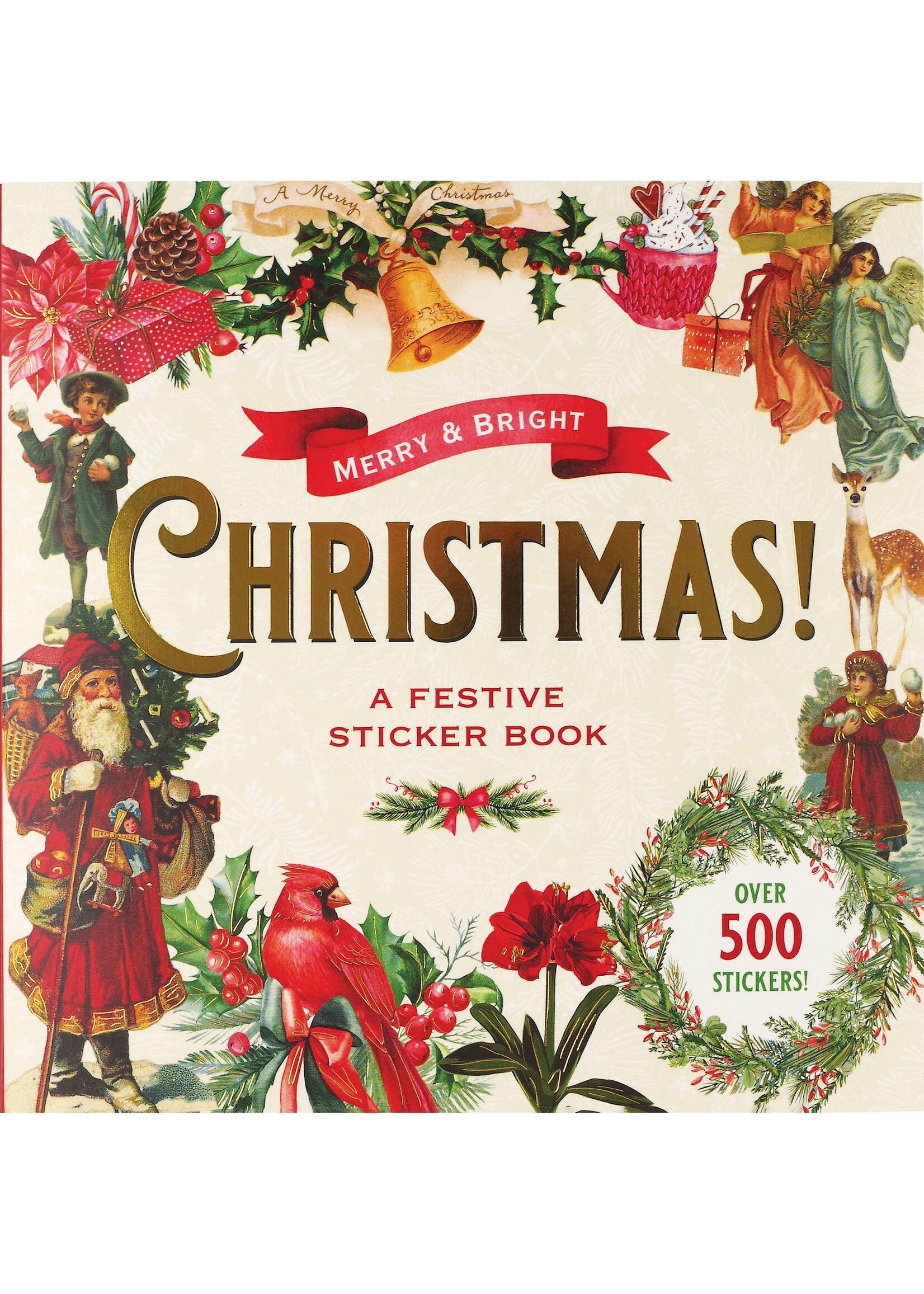 PPP ADULT STICKER BOOK MERRY & BRIGHT