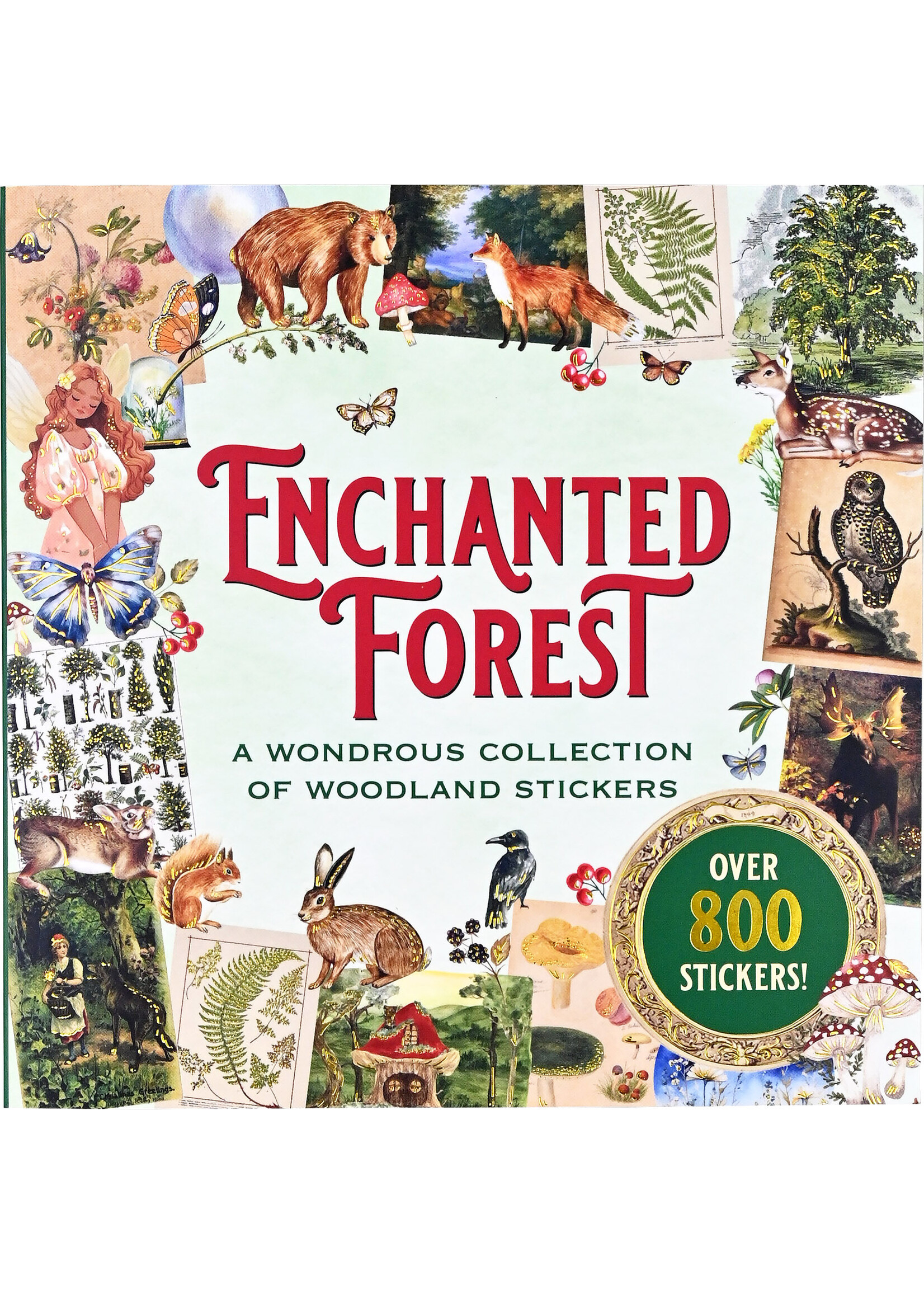 PPP ADULT STICKER BOOK ENCHANTED FOREST