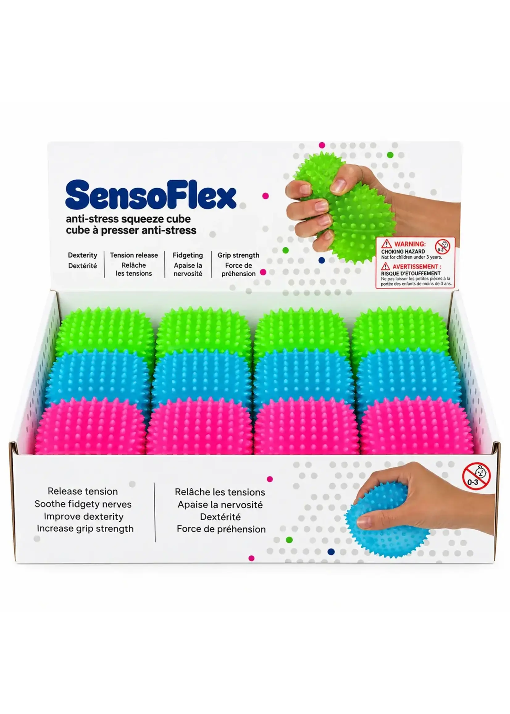 REL SENSOFLEX SQUISH CUBE