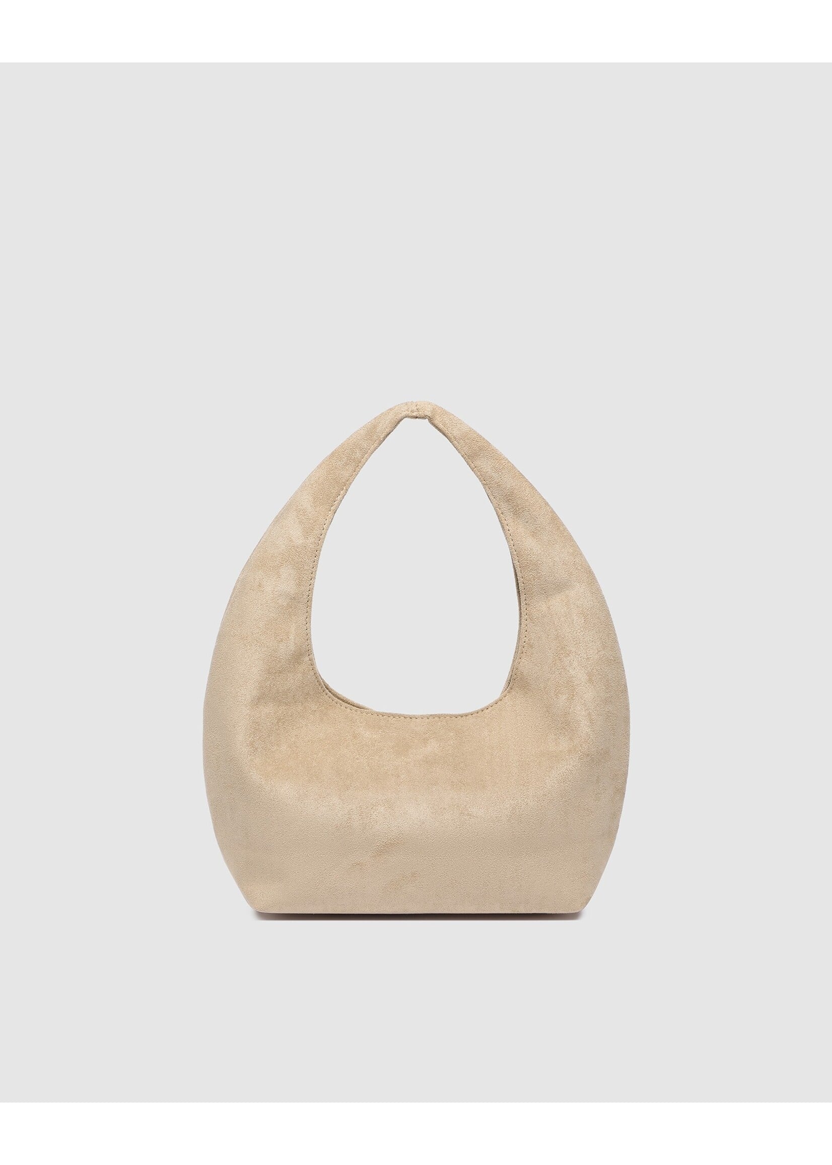 Mini Monaco Shoulder Bag - Suede Blonde