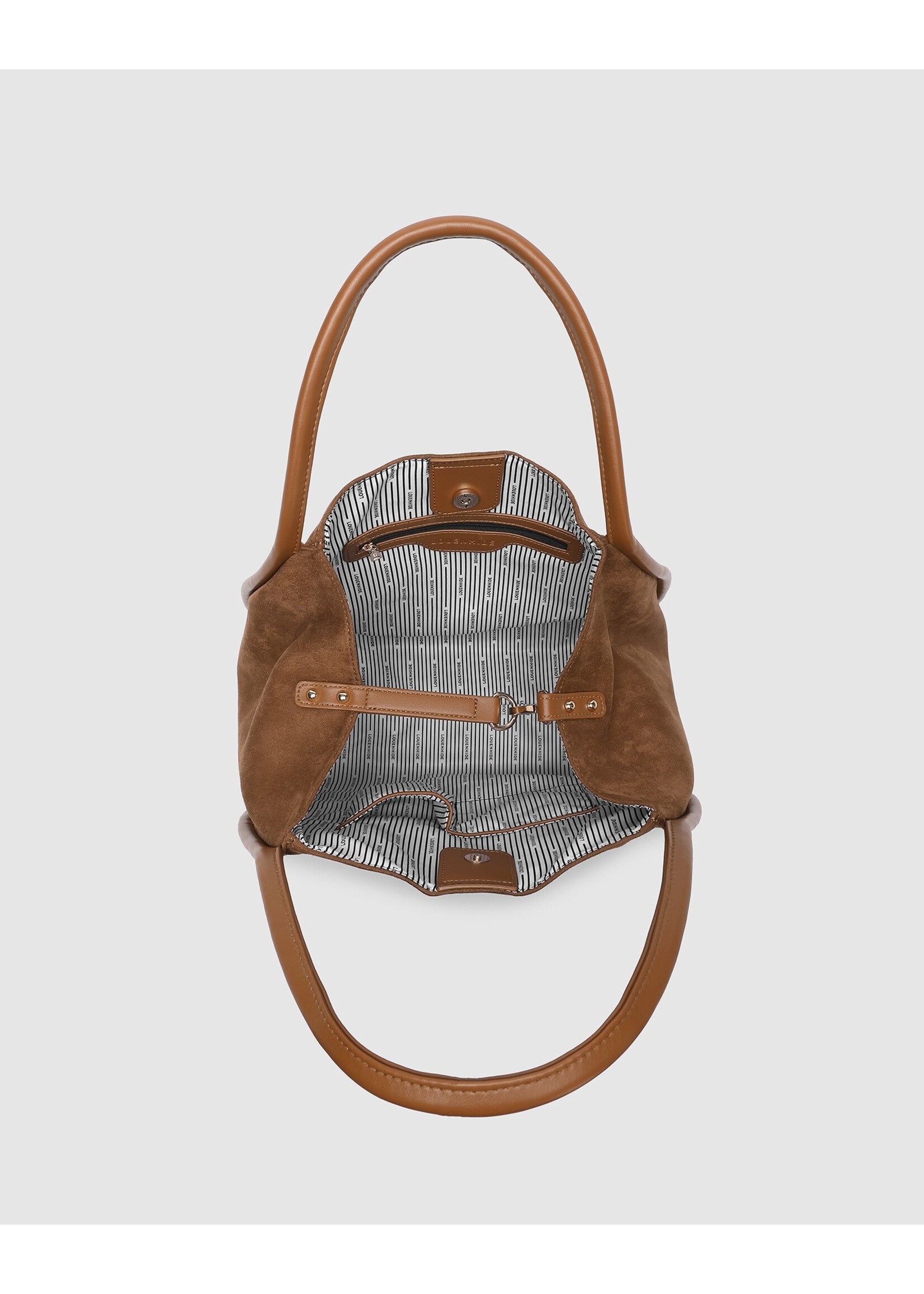 Sutton Shoulder Bag - Suede Tan