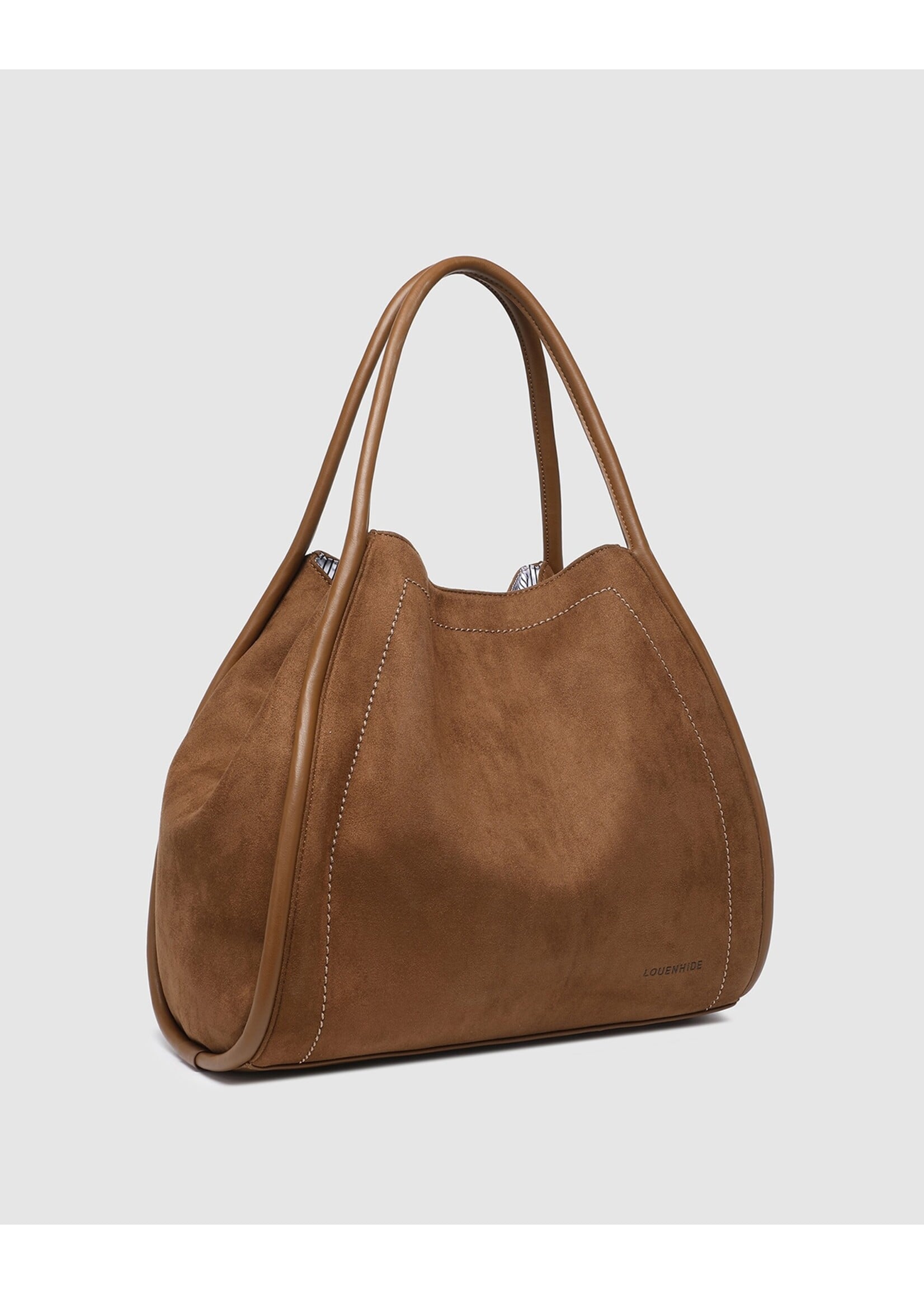 Sutton Shoulder Bag - Suede Tan