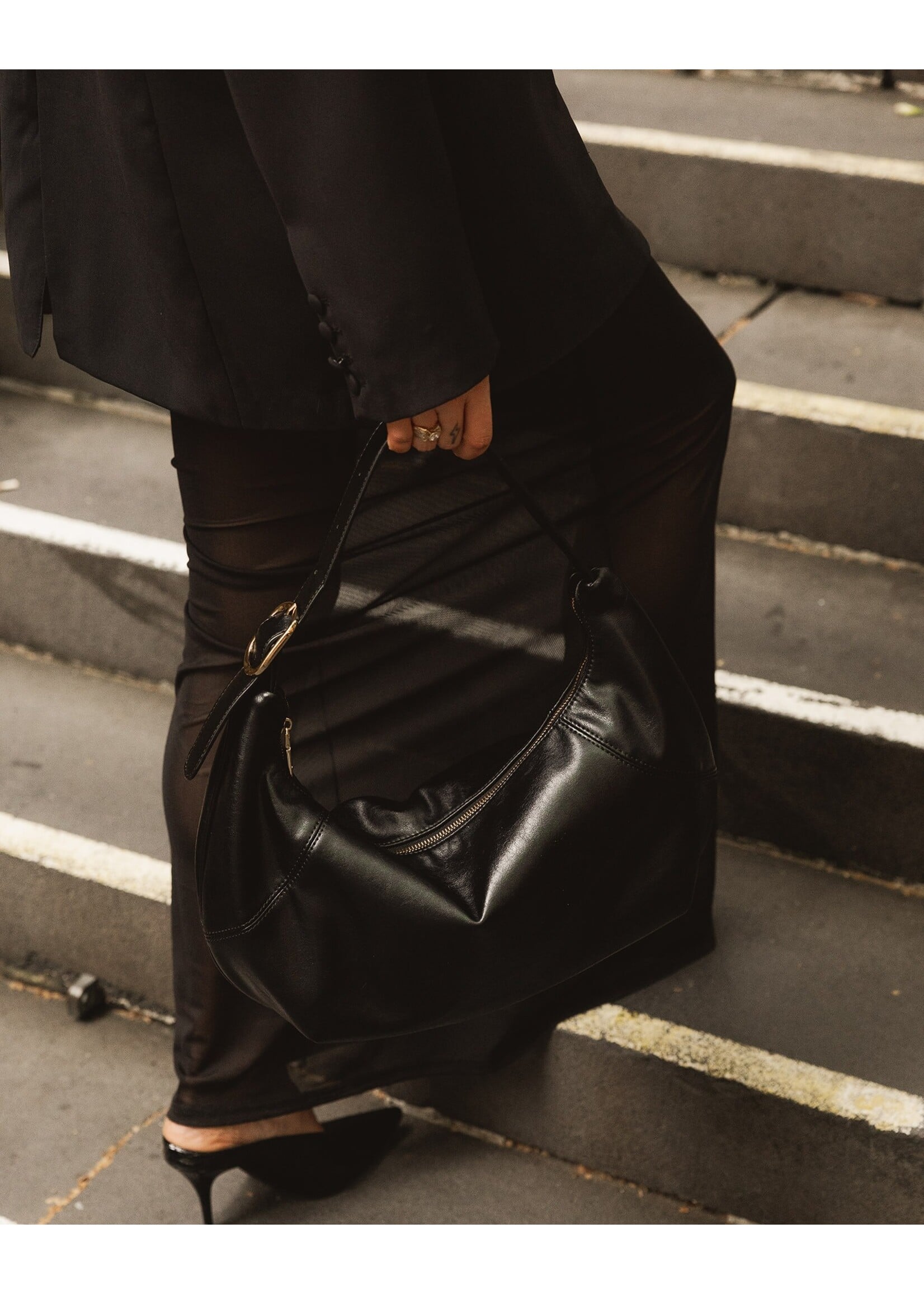 Cleo Shoulder Bag - Black