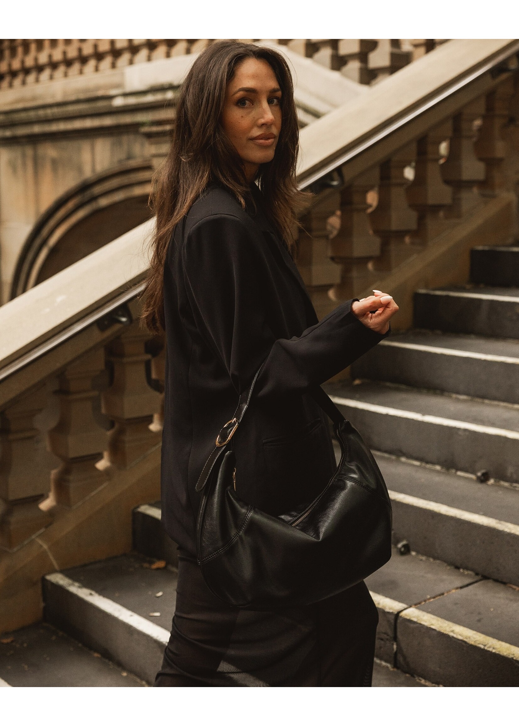 Cleo Shoulder Bag - Black