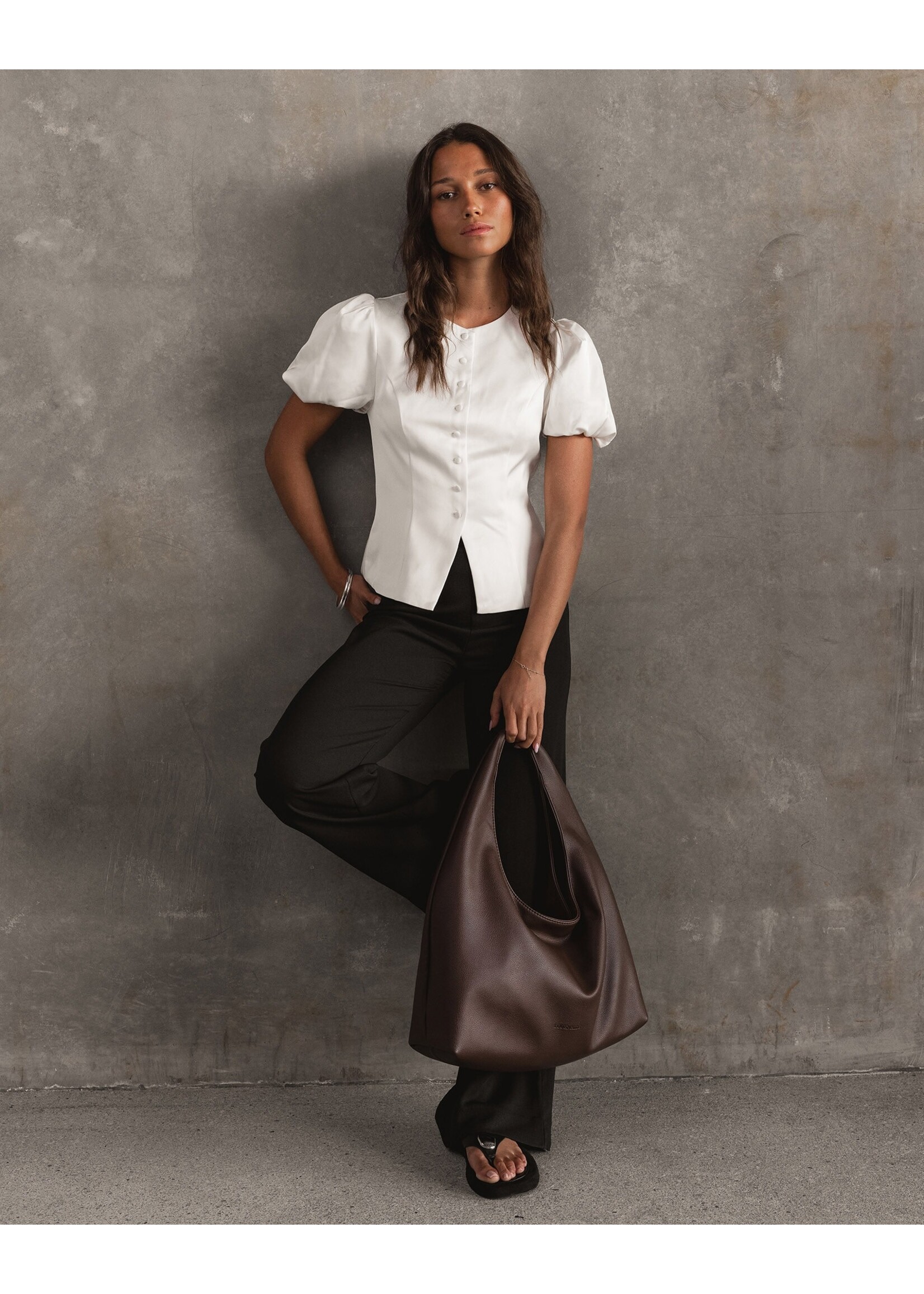 Monaco Shoulder Bag - Chocolate
