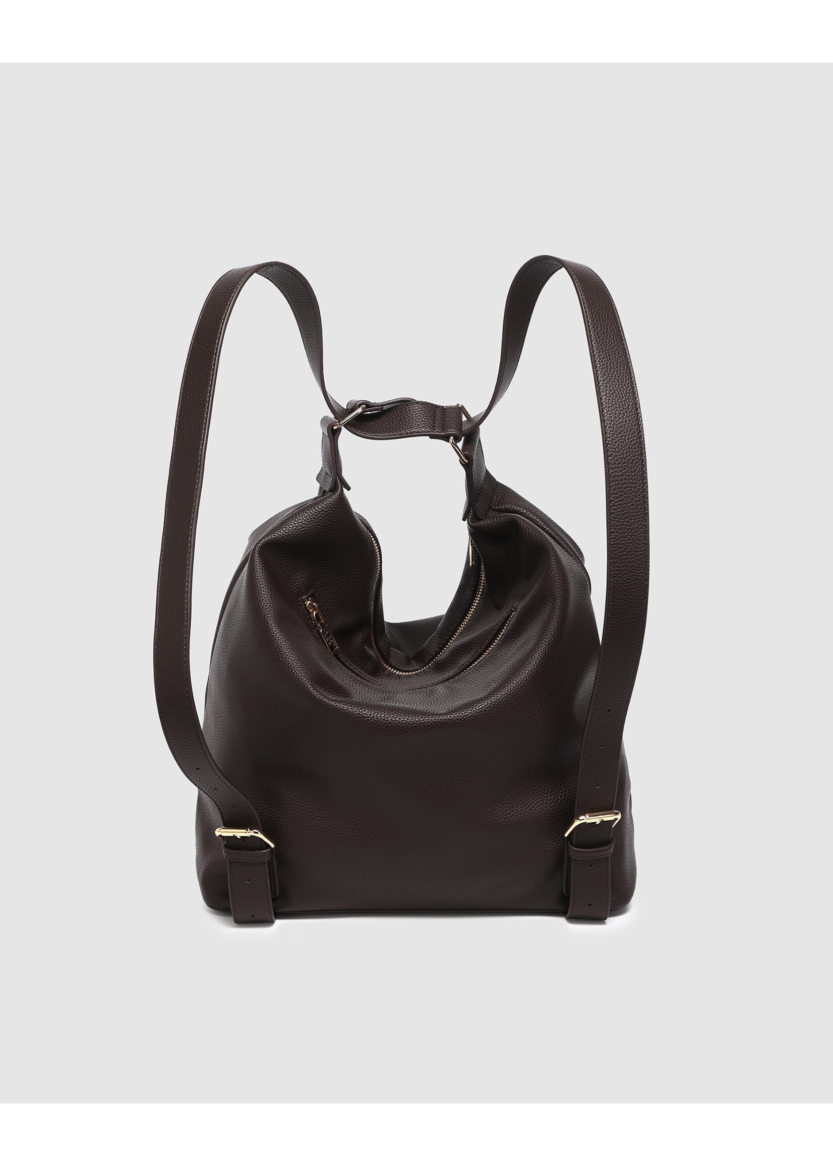 Miley Convertible Backpack - Chocolate