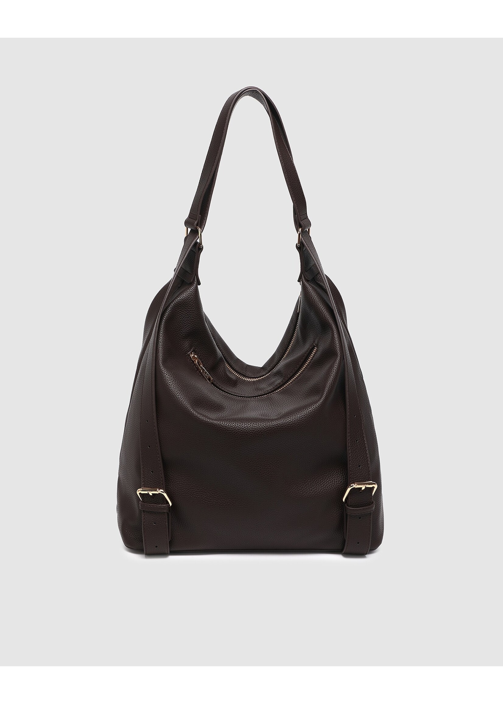 Miley Convertible Backpack - Chocolate