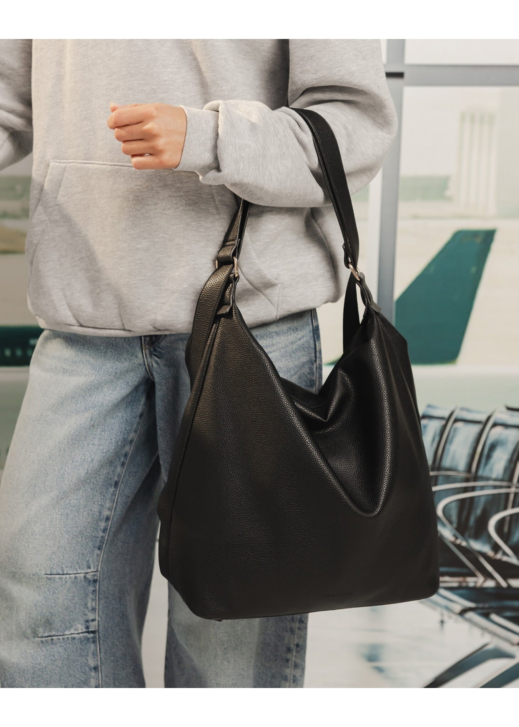 Miley Convertible Backpack - Black