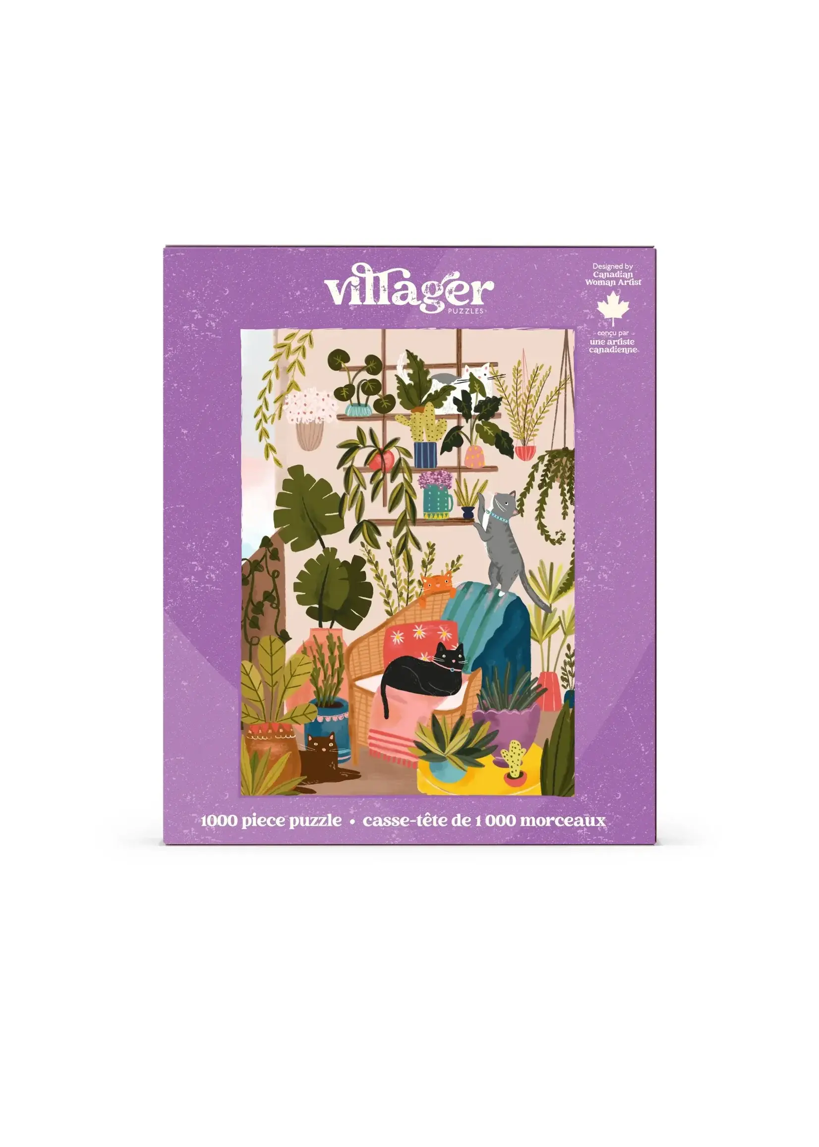 villager VILLAGER PUZZLES 1000 PIECE BALCONY CATS