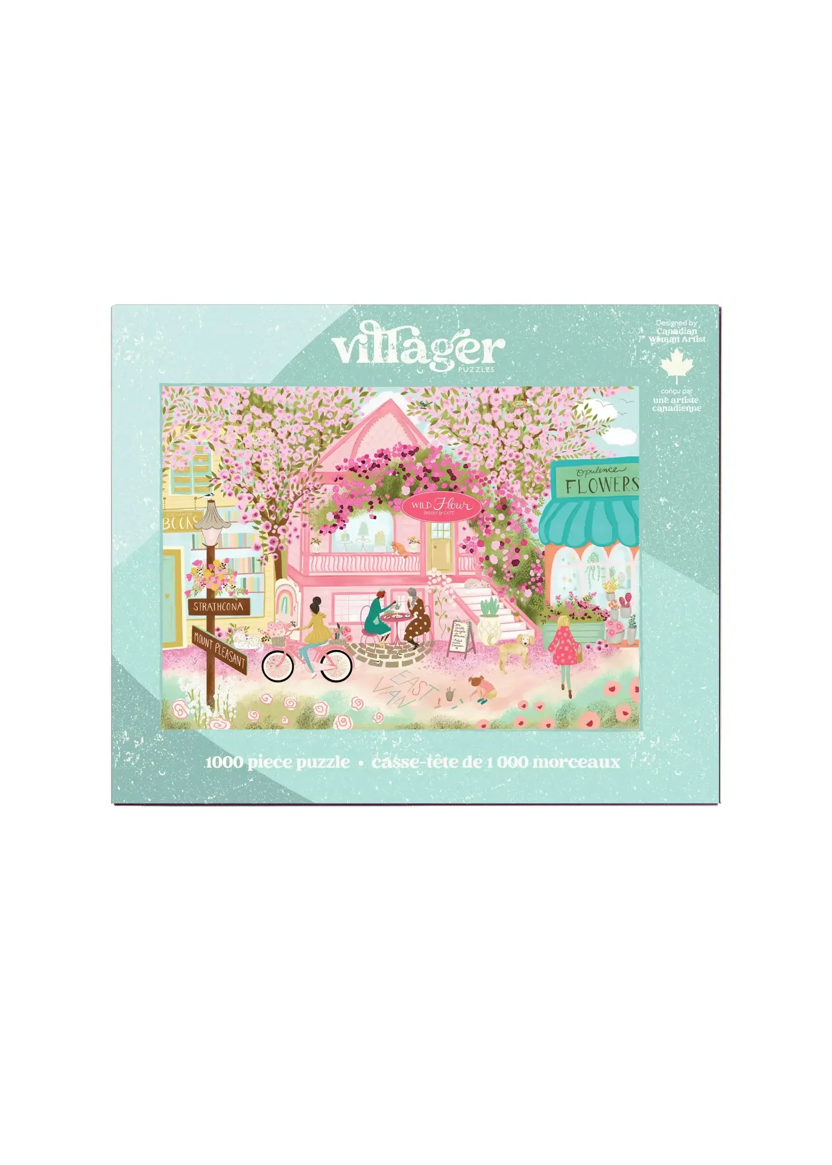 villager VILLAGER PUZZLES 1000 PIECE CITY IN BLOOM