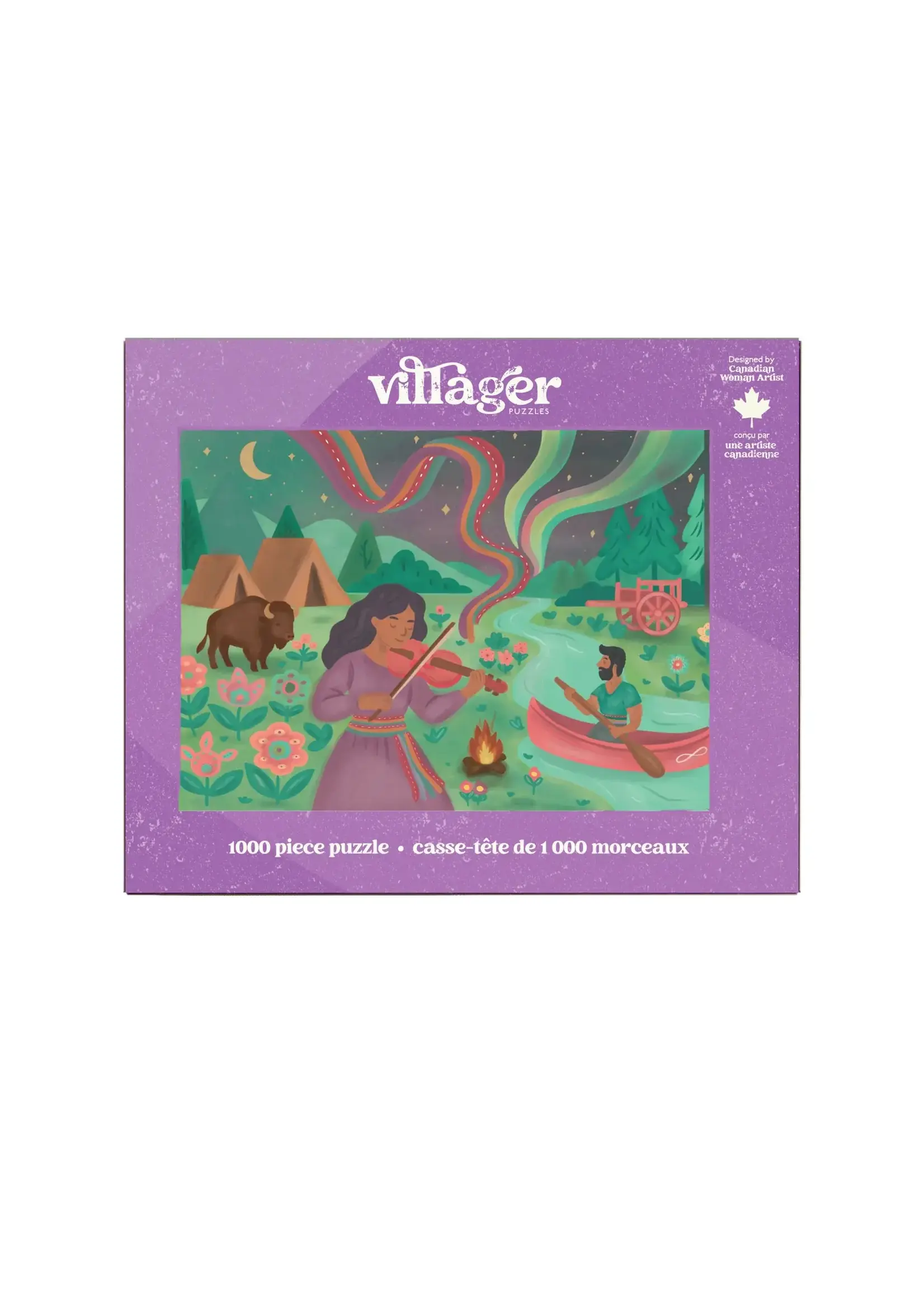 villager VILLAGER PUZZLES 1000 PIECE DANCING SKY